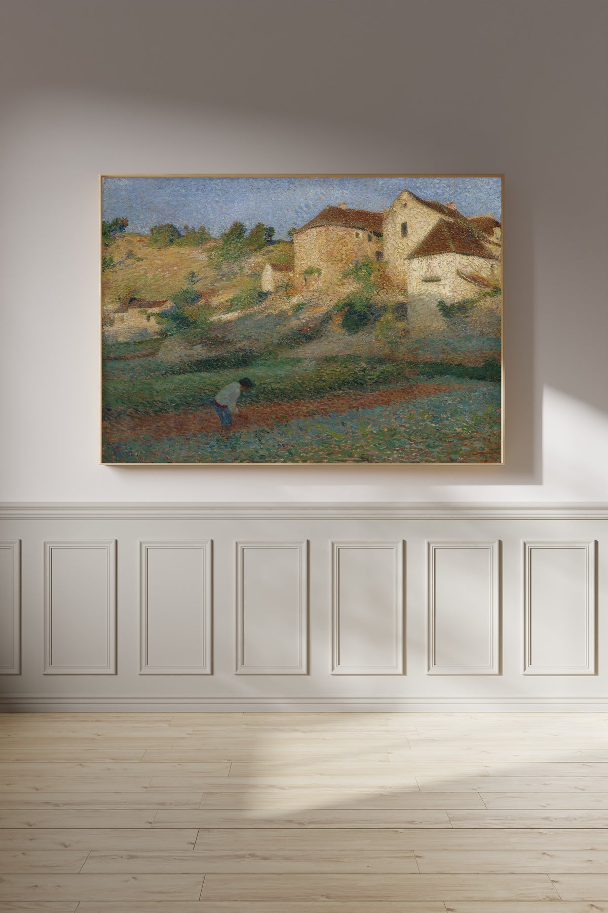 Henri Martin — Binage dans un jardin à Labastide-du-Vert | Pointillist Landscape Print