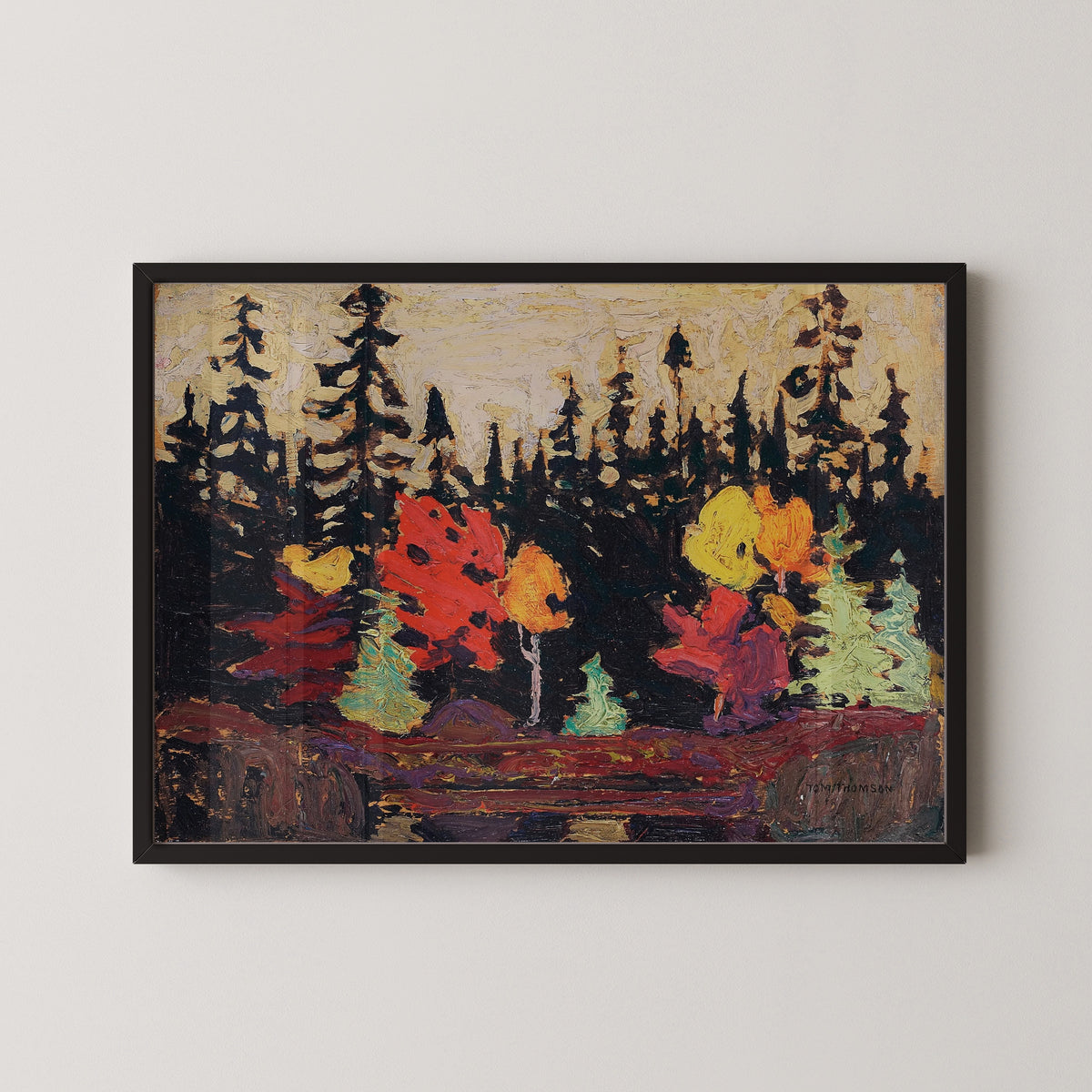 Tom Thomson — Black Spruce and Maple | Landscape Fine Art Print