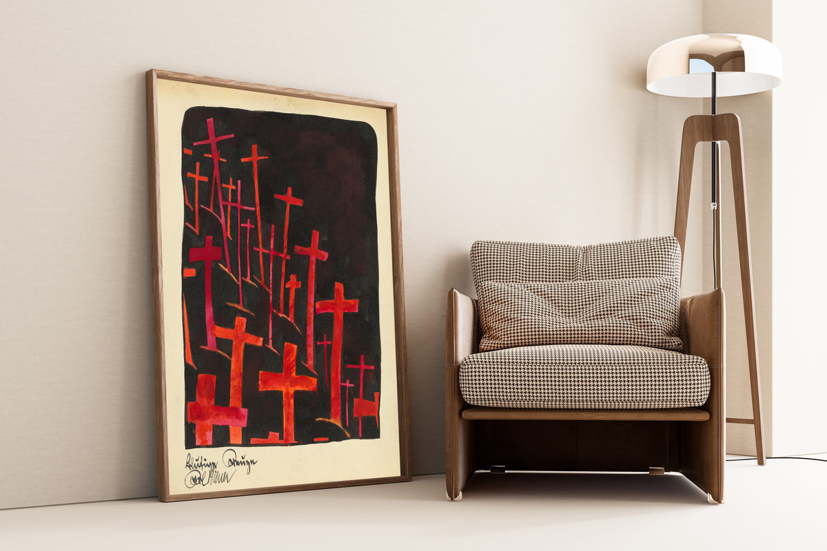 Karl Wiener — Blutige Kreuze (Bloody Crosses) | Expressionist Art Print