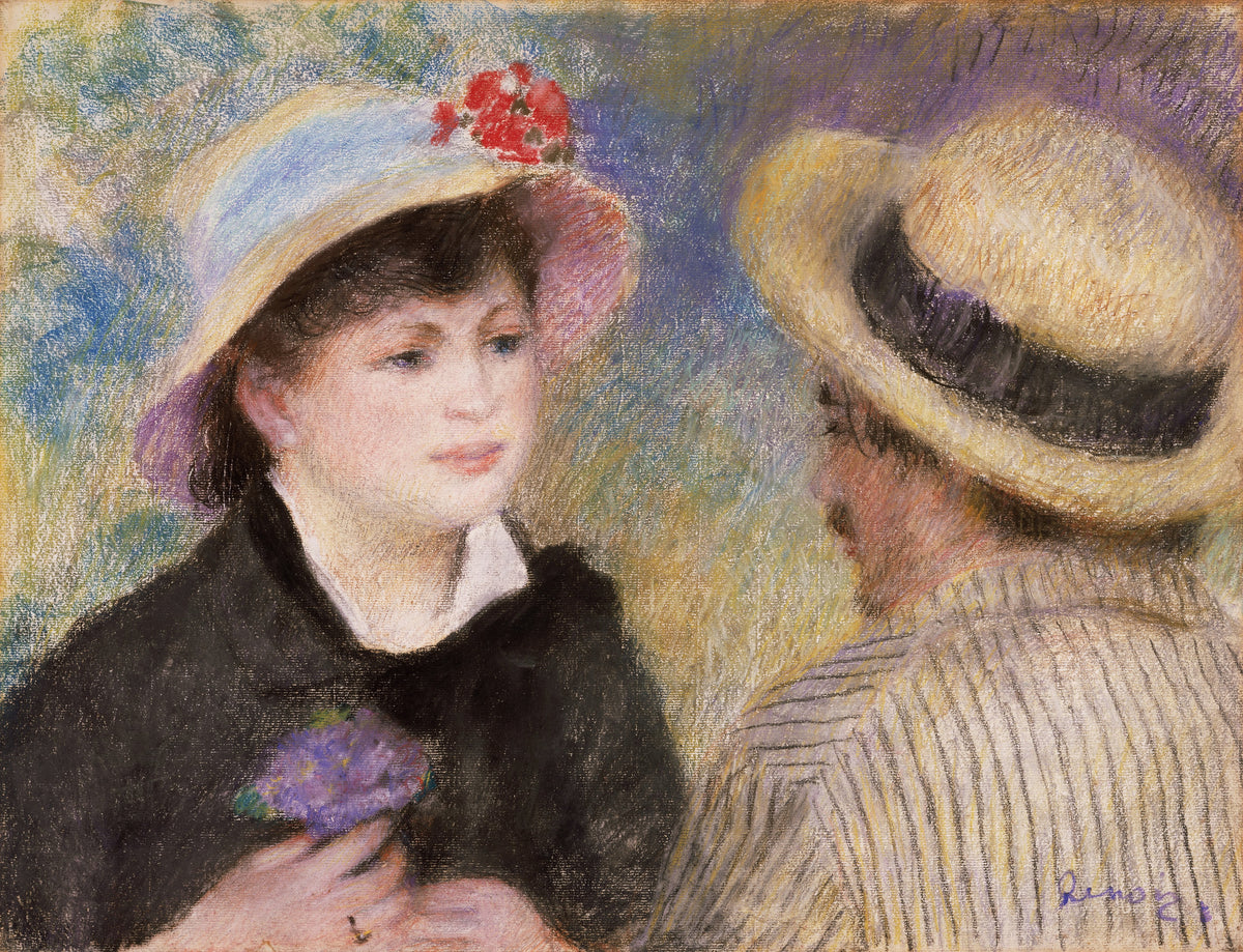 Pierre-Auguste Renoir — Boating Couple (said to be Aline Charigot and Renoir) | Fine Art Print