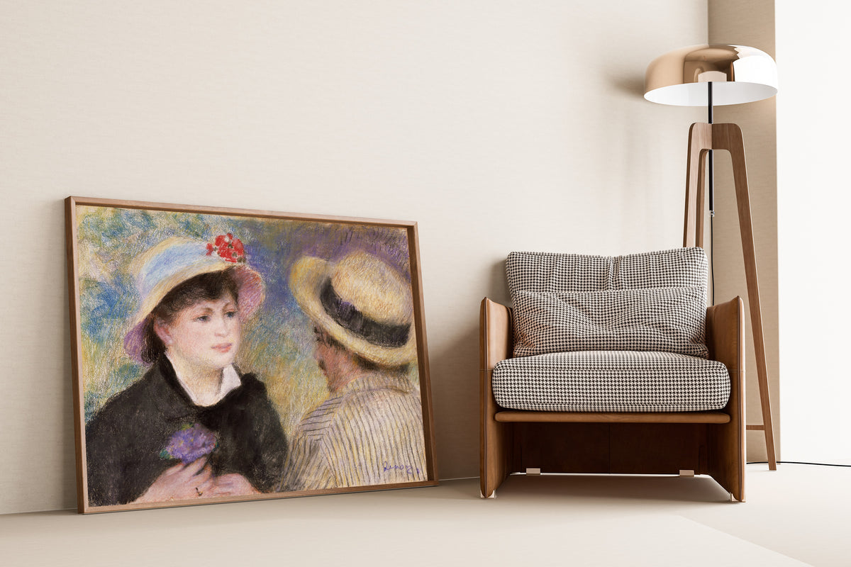 Pierre-Auguste Renoir — Boating Couple (said to be Aline Charigot and Renoir) | Fine Art Print