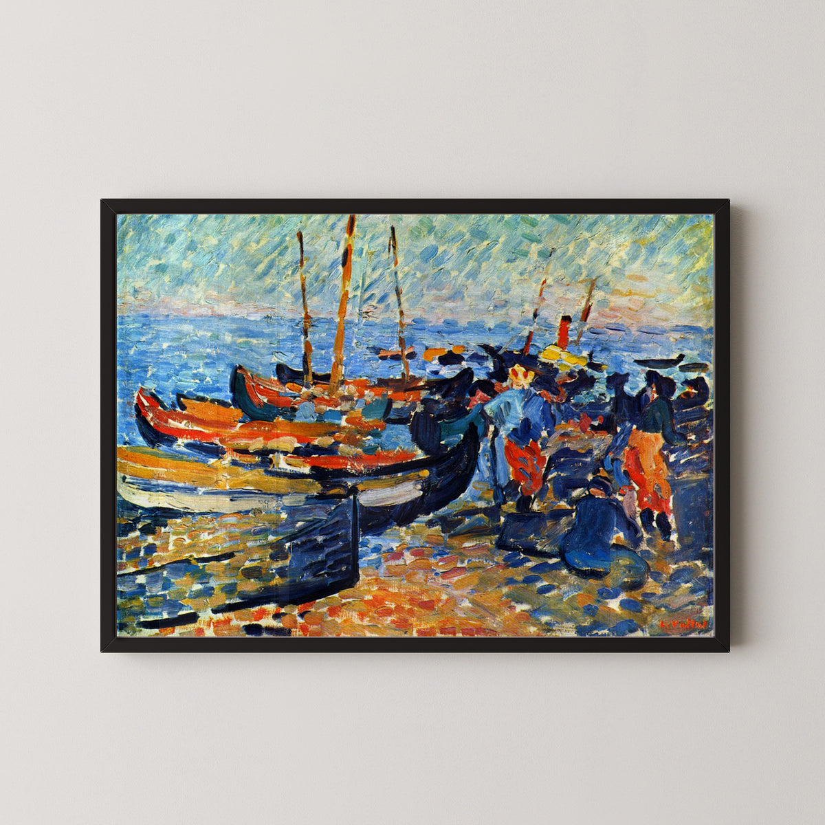Louis Valtat — Boats at Arcachon | Fauvist Fine Art Print