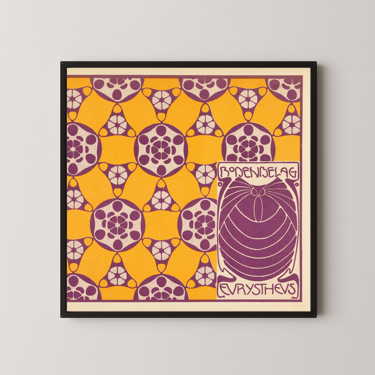 Koloman Moser — Bodenbelag Eurystheus (Eurystheus Floor Covering) | Pattern Design Print