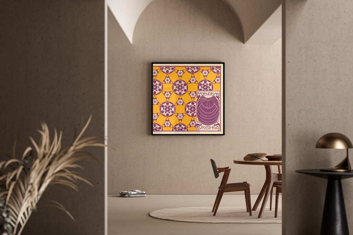 Koloman Moser — Bodenbelag Eurystheus (Eurystheus Floor Covering) | Pattern Design Print