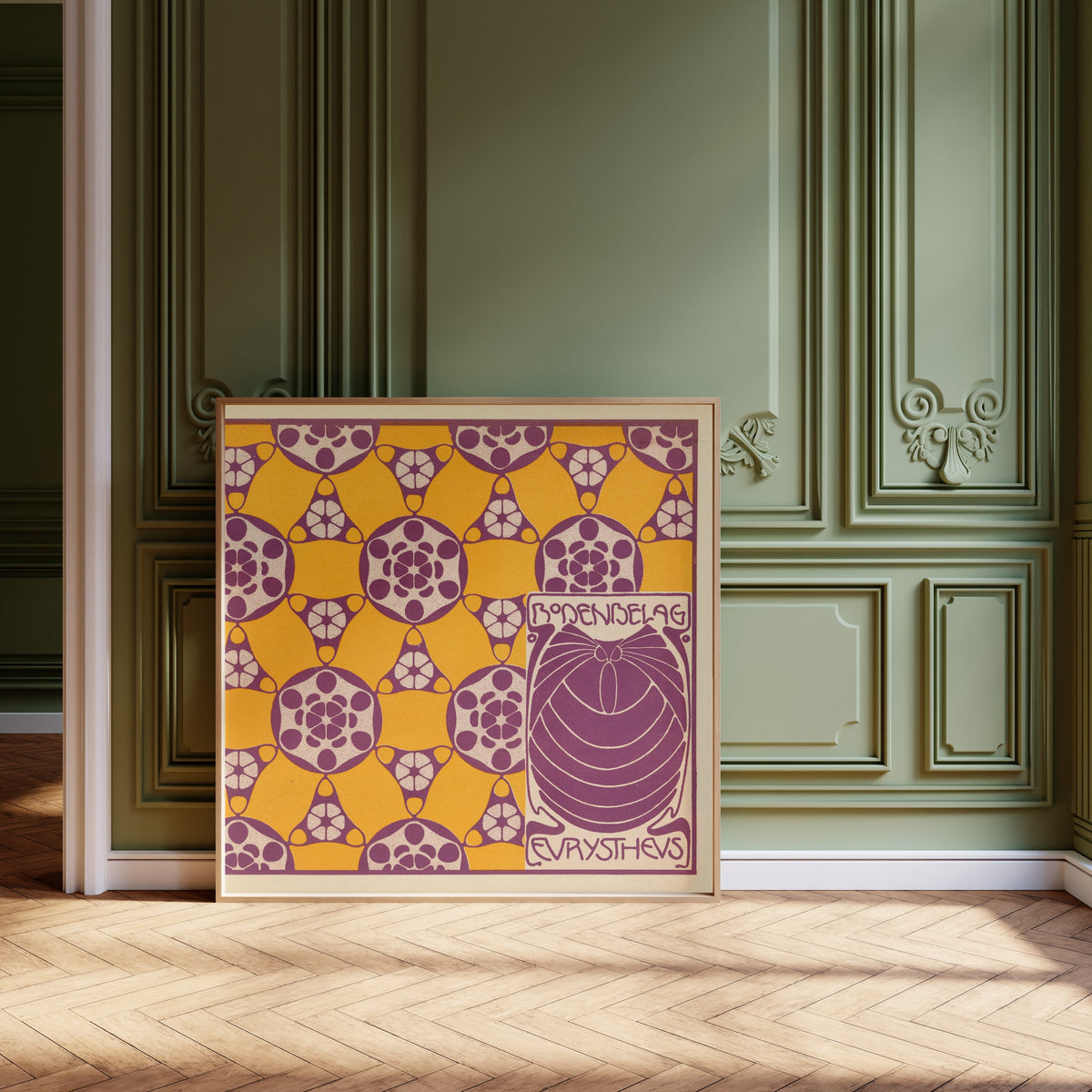 Koloman Moser — Bodenbelag Eurystheus (Eurystheus Floor Covering) | Pattern Design Print