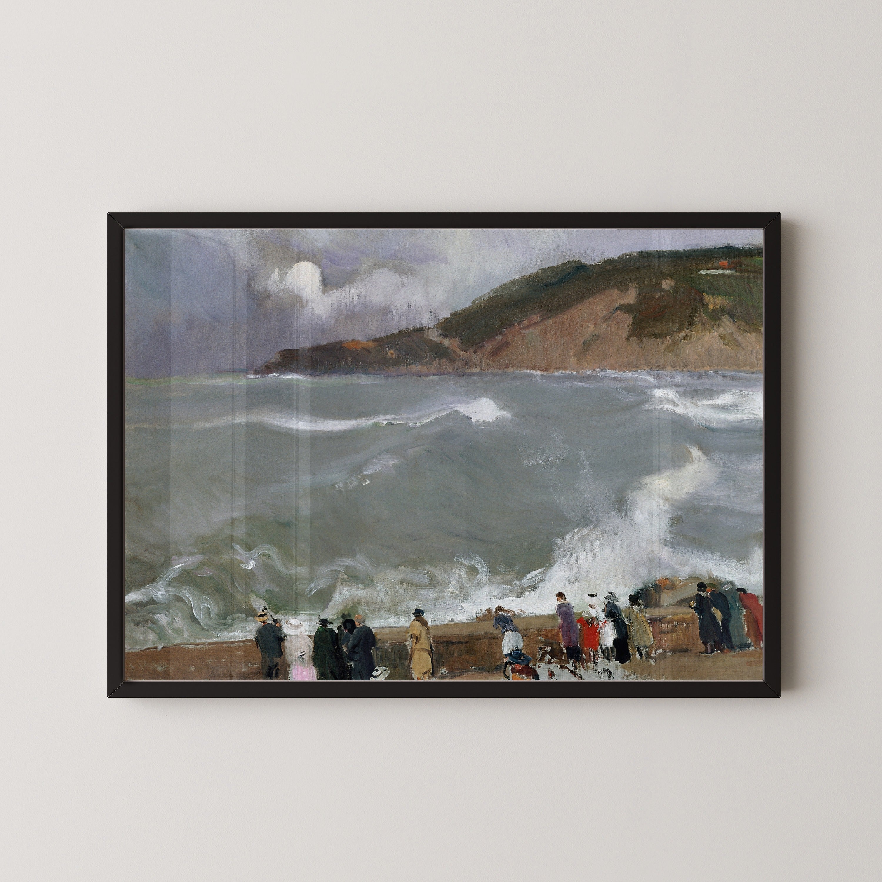 Joaquín Sorolla — Breakwater, San Sebastián | Fine Art Print