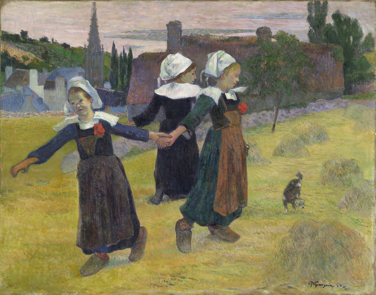 Paul Gauguin — Breton Girls Dancing, Pont-Aven | Fine Art Print