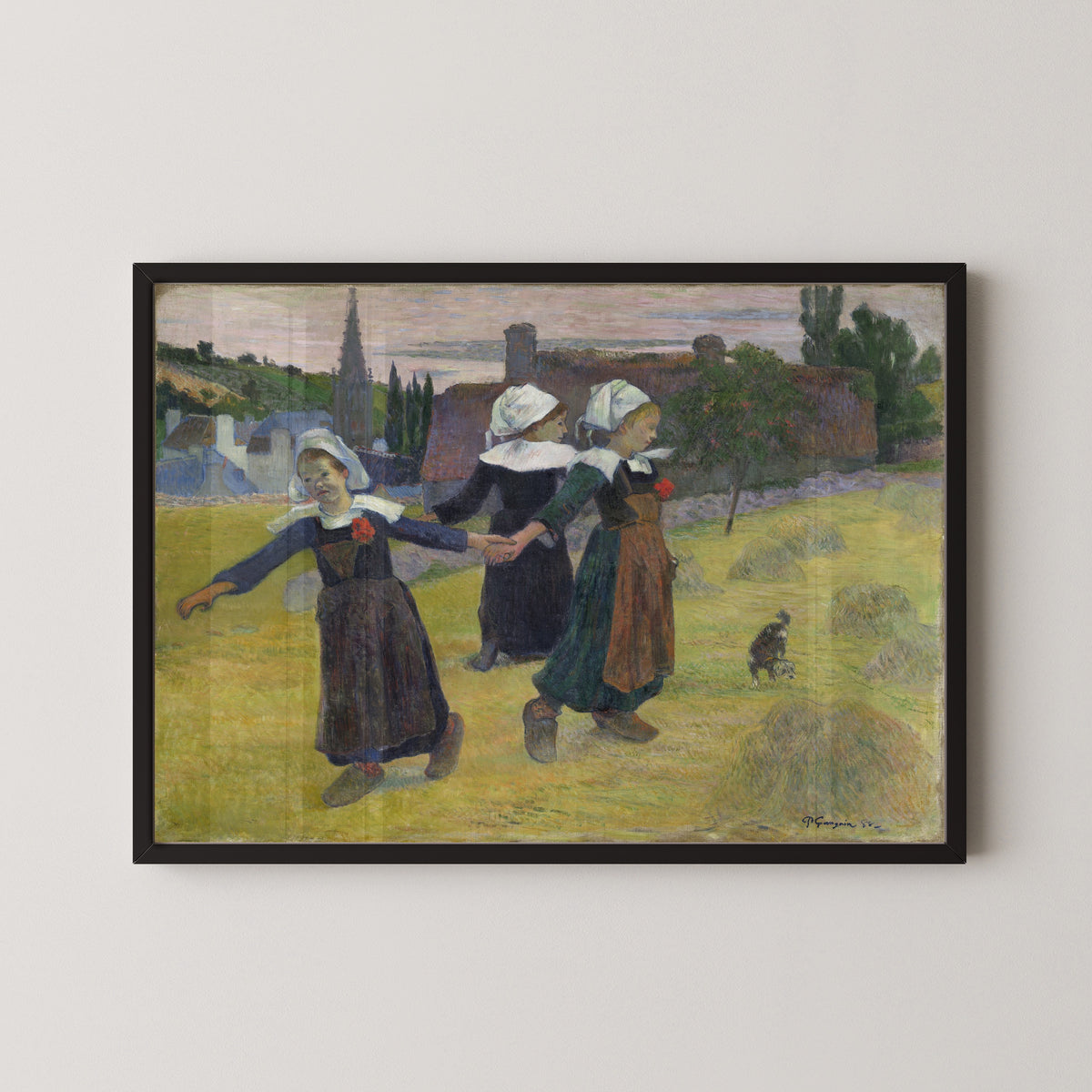 Paul Gauguin — Breton Girls Dancing, Pont-Aven | Fine Art Print