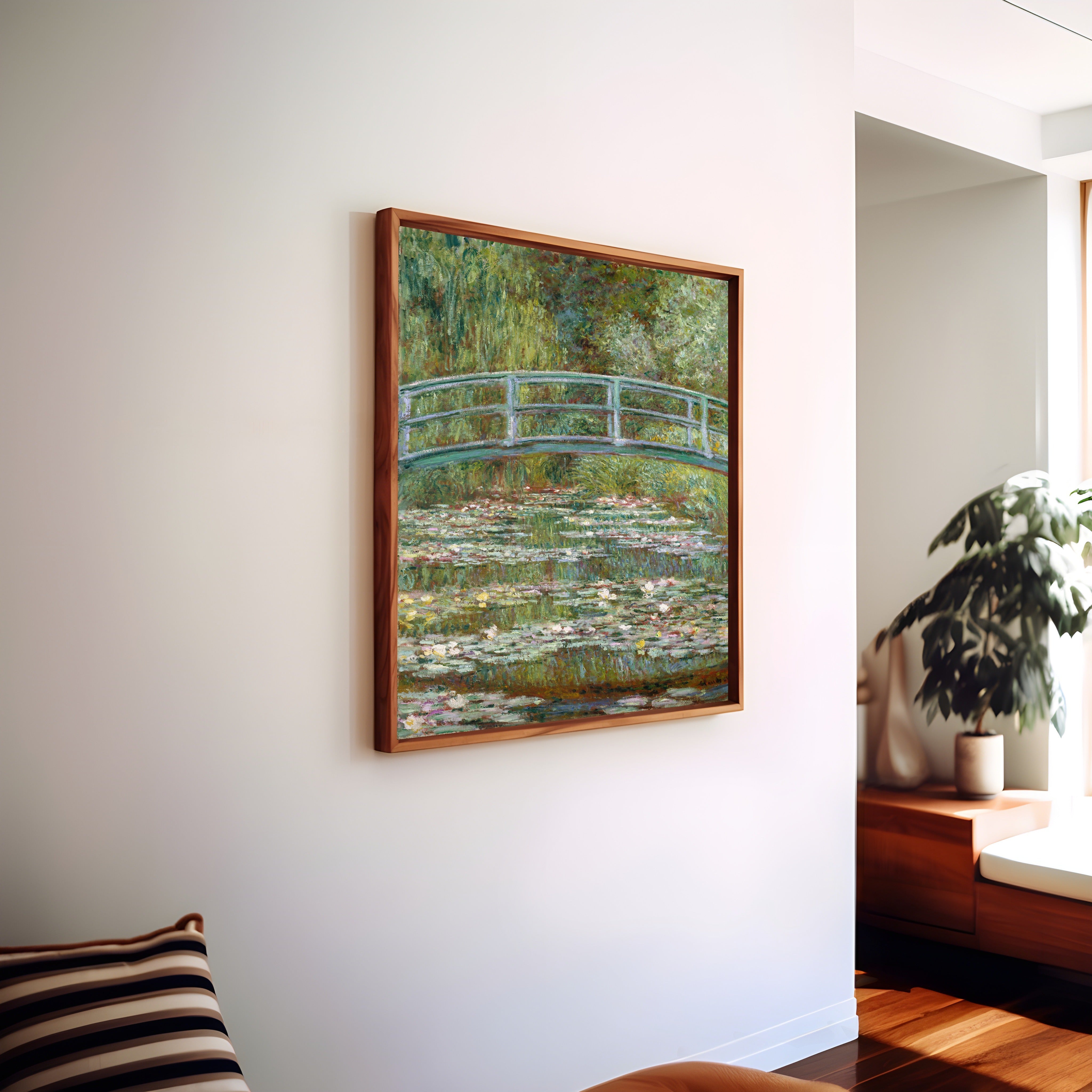 Claude Monet — Bridge over a Pond of Water Lilies | Fine Art Print