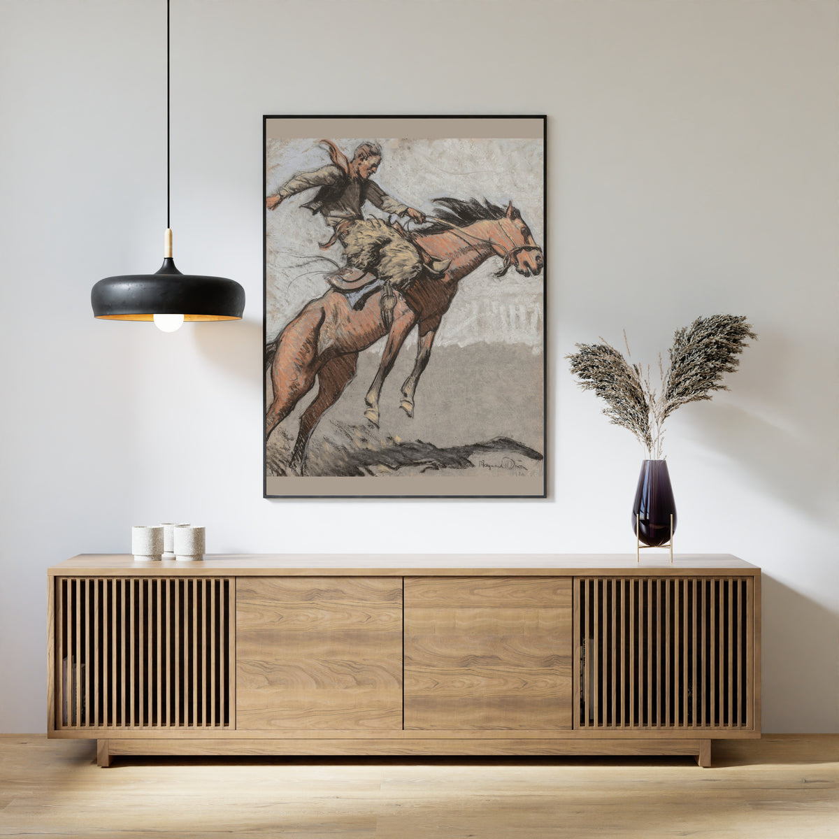 Maynard Dixon — Bronco Buster | Western Art Print