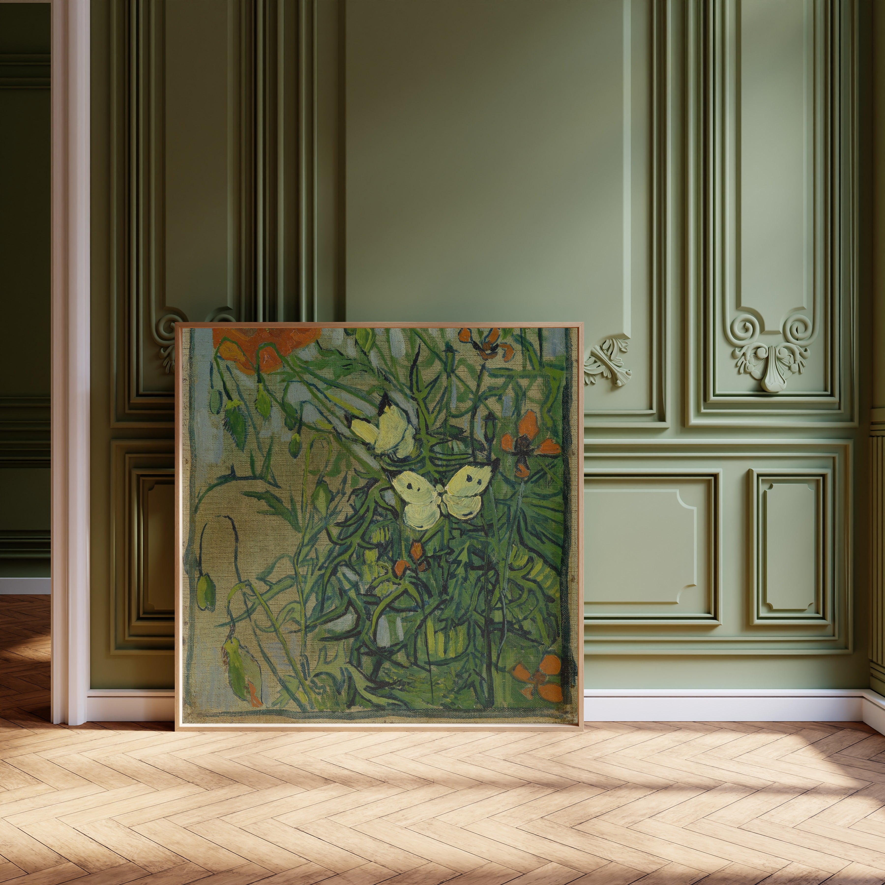 Vincent van Gogh — Butterflies and Poppies | Fine Art Print