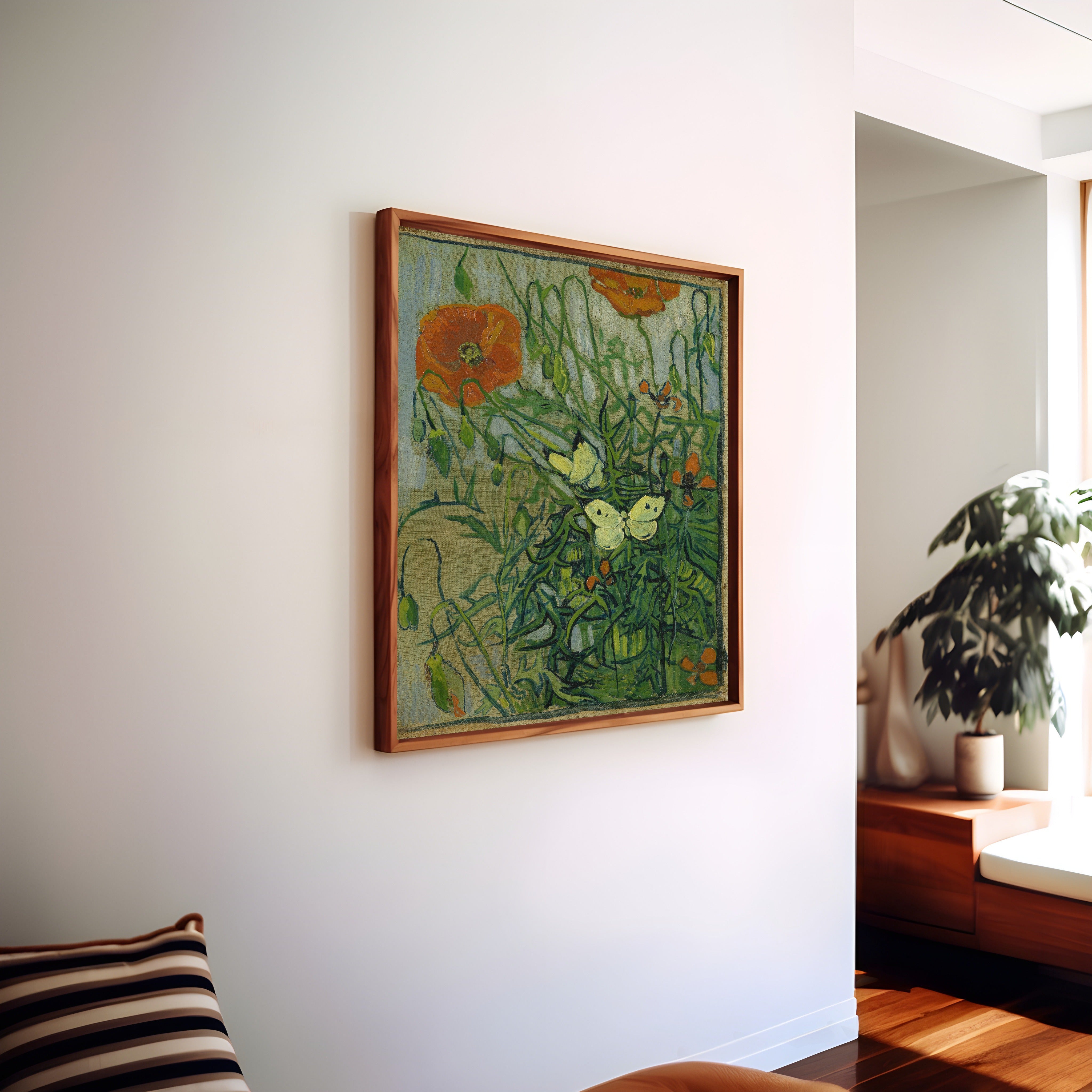 Vincent van Gogh — Butterflies and Poppies | Fine Art Print