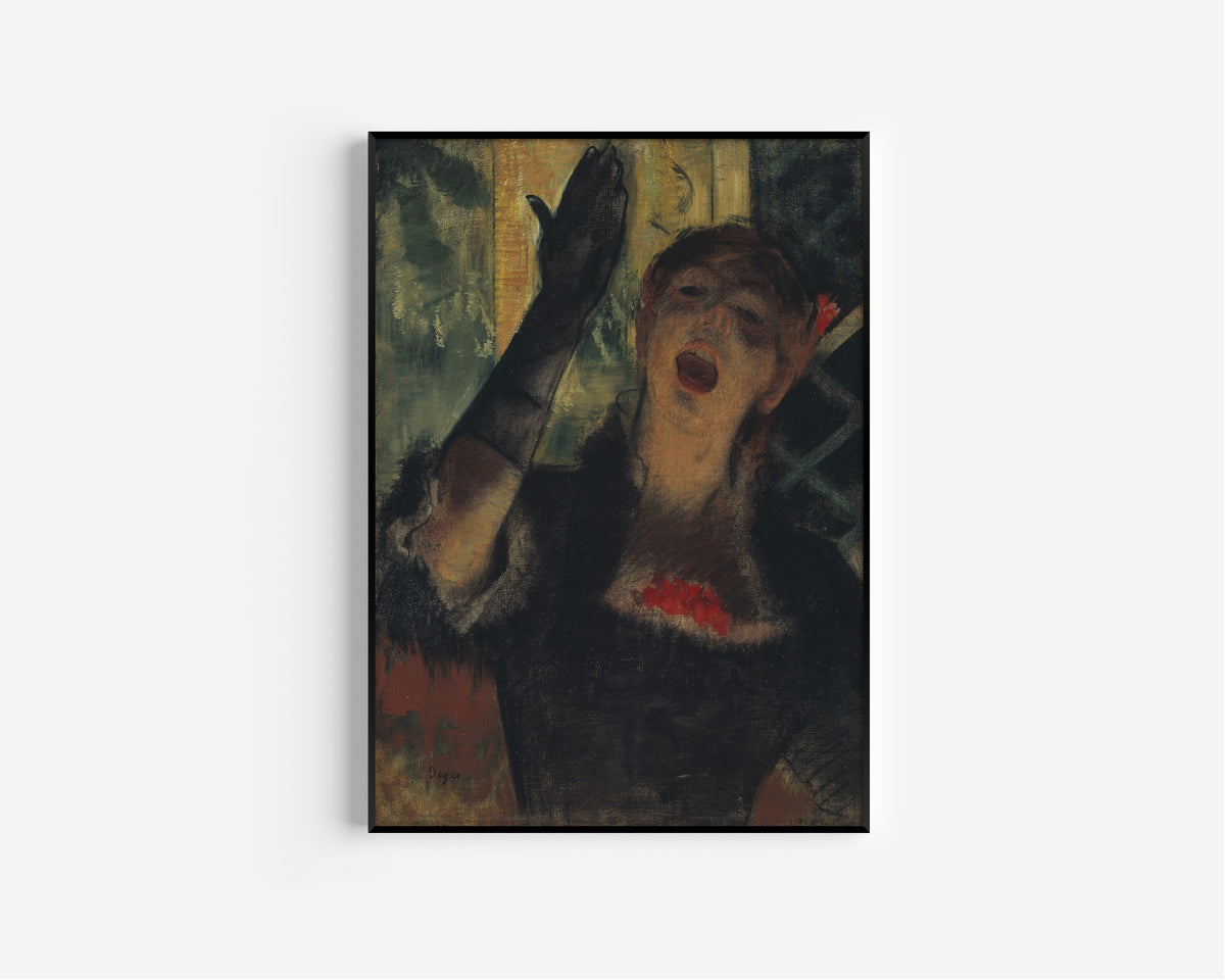 Edgar Degas — Café Singer | Fine Art Print
