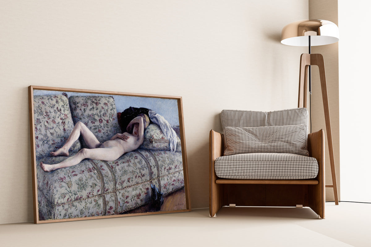Gustave Caillebotte — Nude on a Couch | Fine Art Print