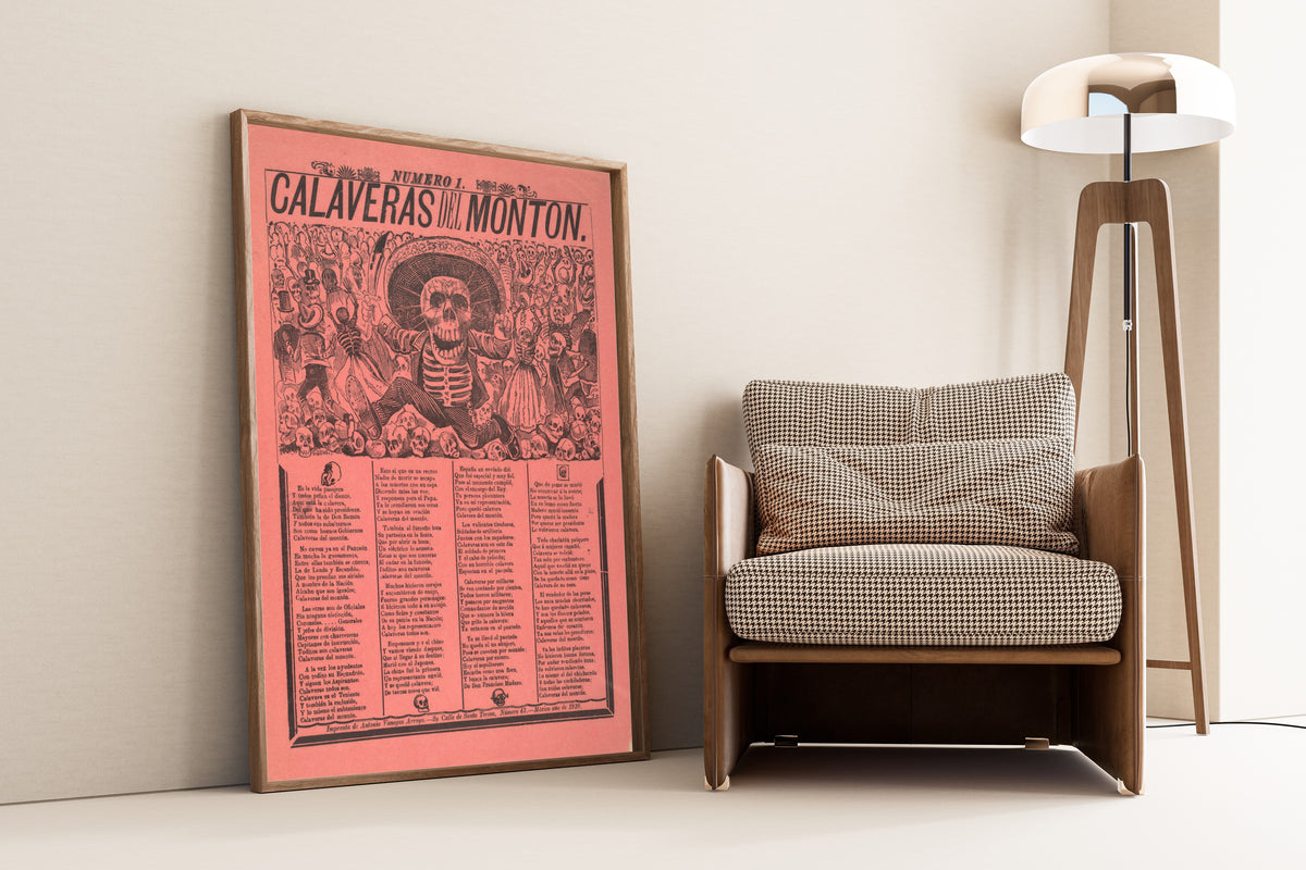 José Guadalupe Posada — Calaveras del montón, número 1 | Relief Print