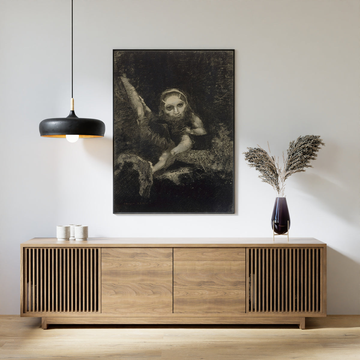Odilon Redon — Caliban | Symbolist Art Print