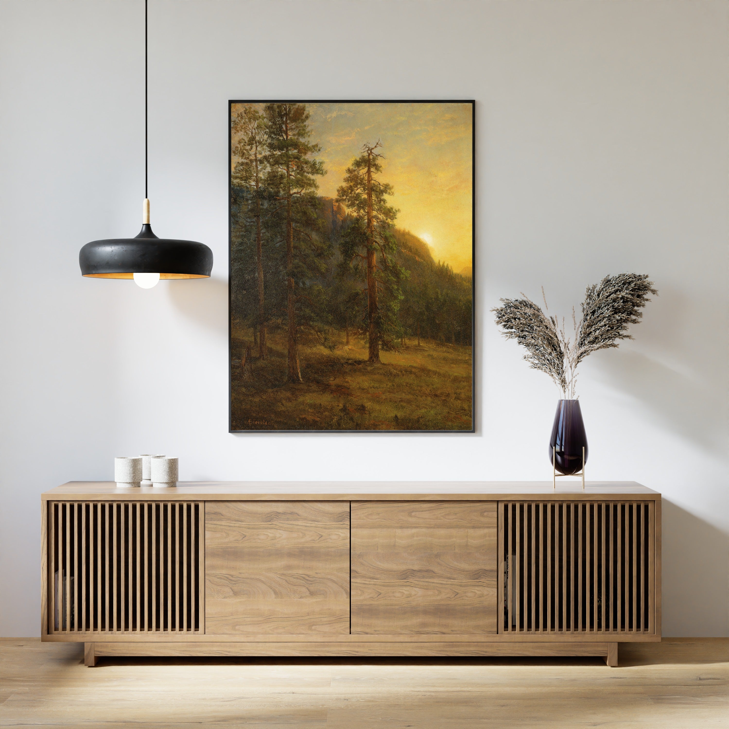 Albert Bierstadt — California Redwoods | Landscape Fine Art Print