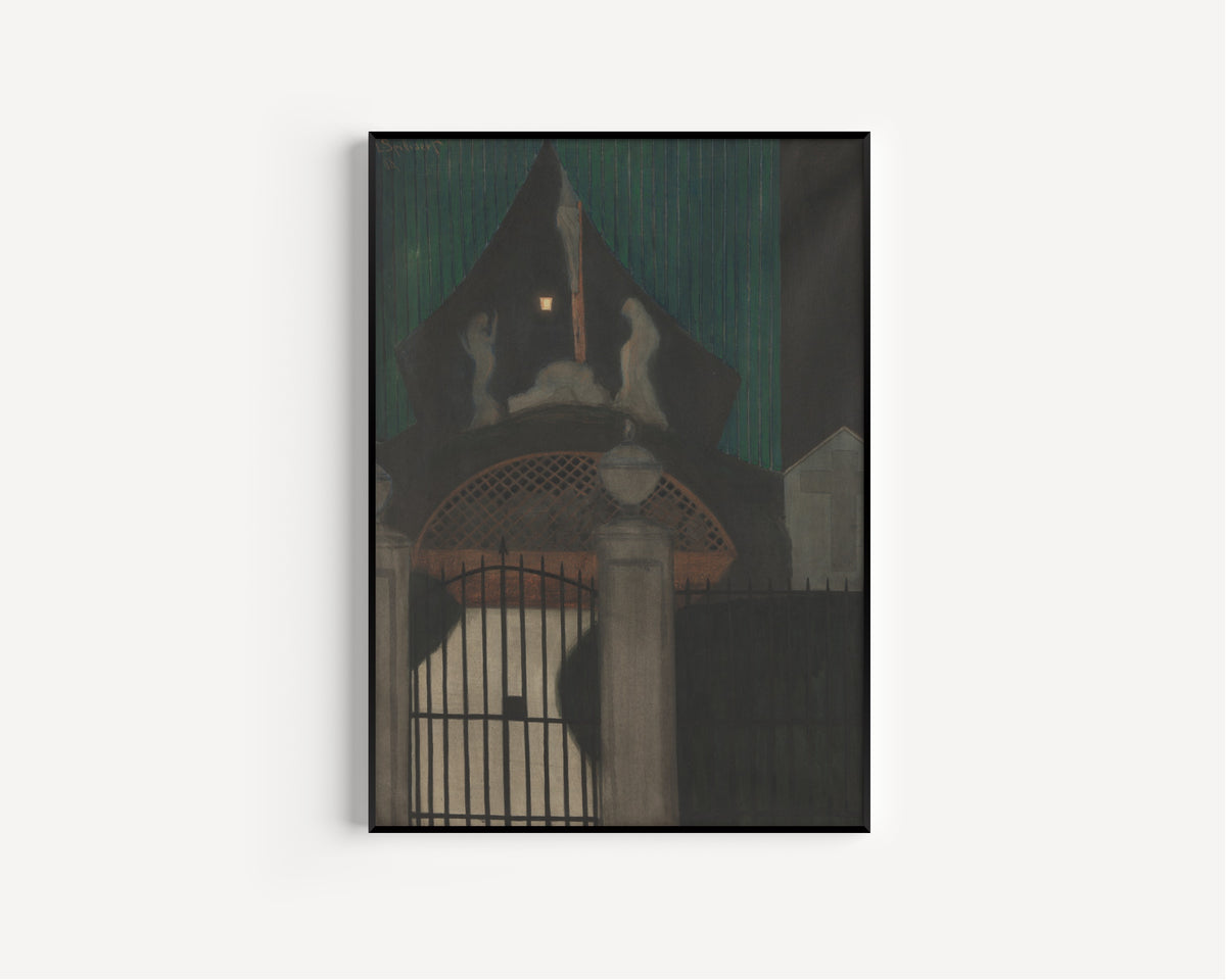 Léon Spilliaert — Calvarie en vagevuur te Oostende | Symbolist Art Print