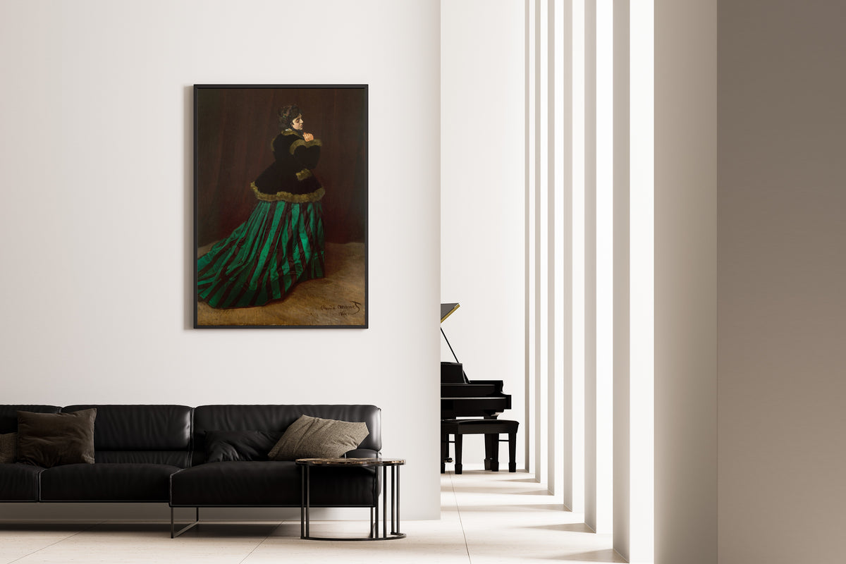 Claude Monet — Camille (The Woman in the Green Dress) | Fine Art Print