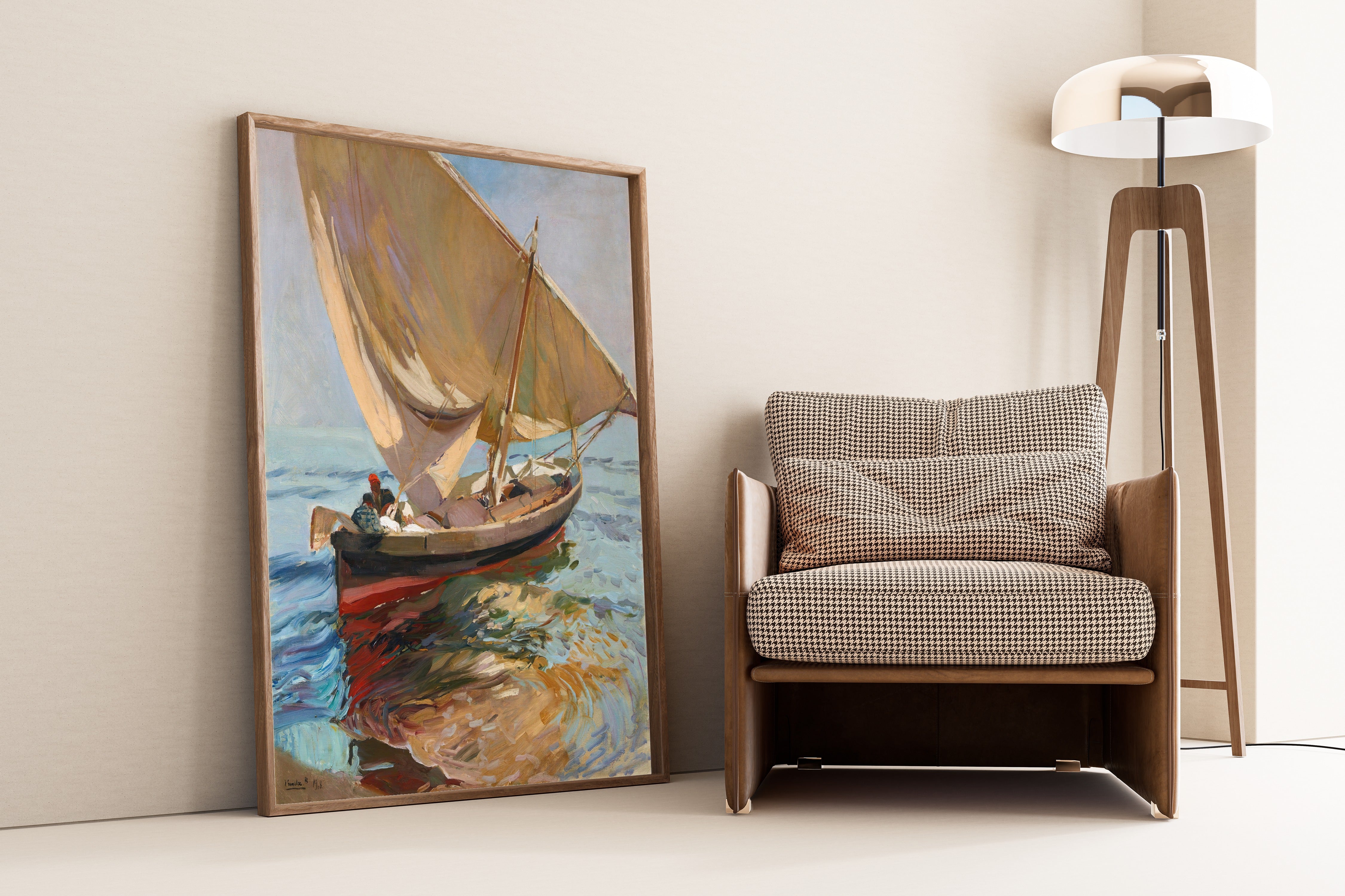 Joaquín Sorolla — Setting Out to Sea, Valencia (Camino de la pesca) | Fine Art Print