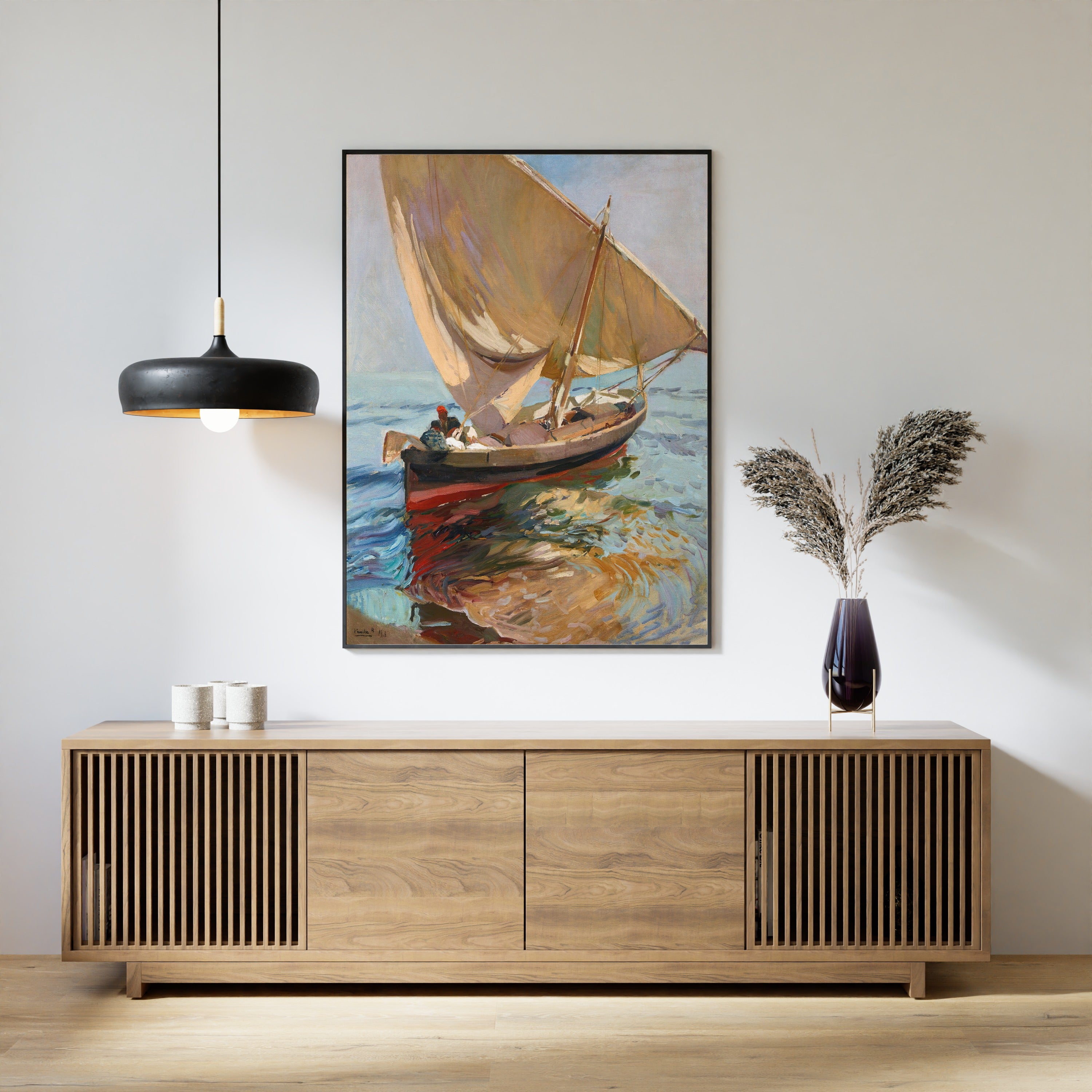 Joaquín Sorolla — Setting Out to Sea, Valencia (Camino de la pesca) | Fine Art Print