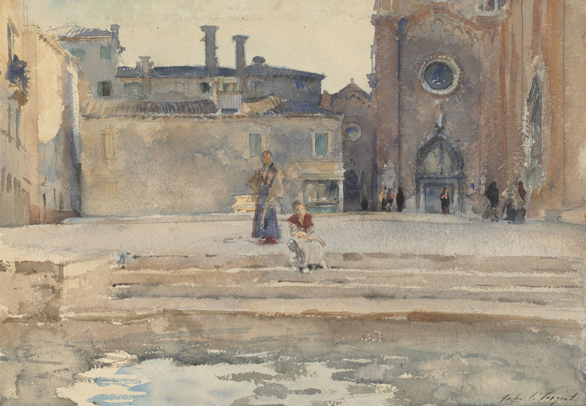 John Singer Sargent — Campo dei Frari, Venice | Fine Art Print