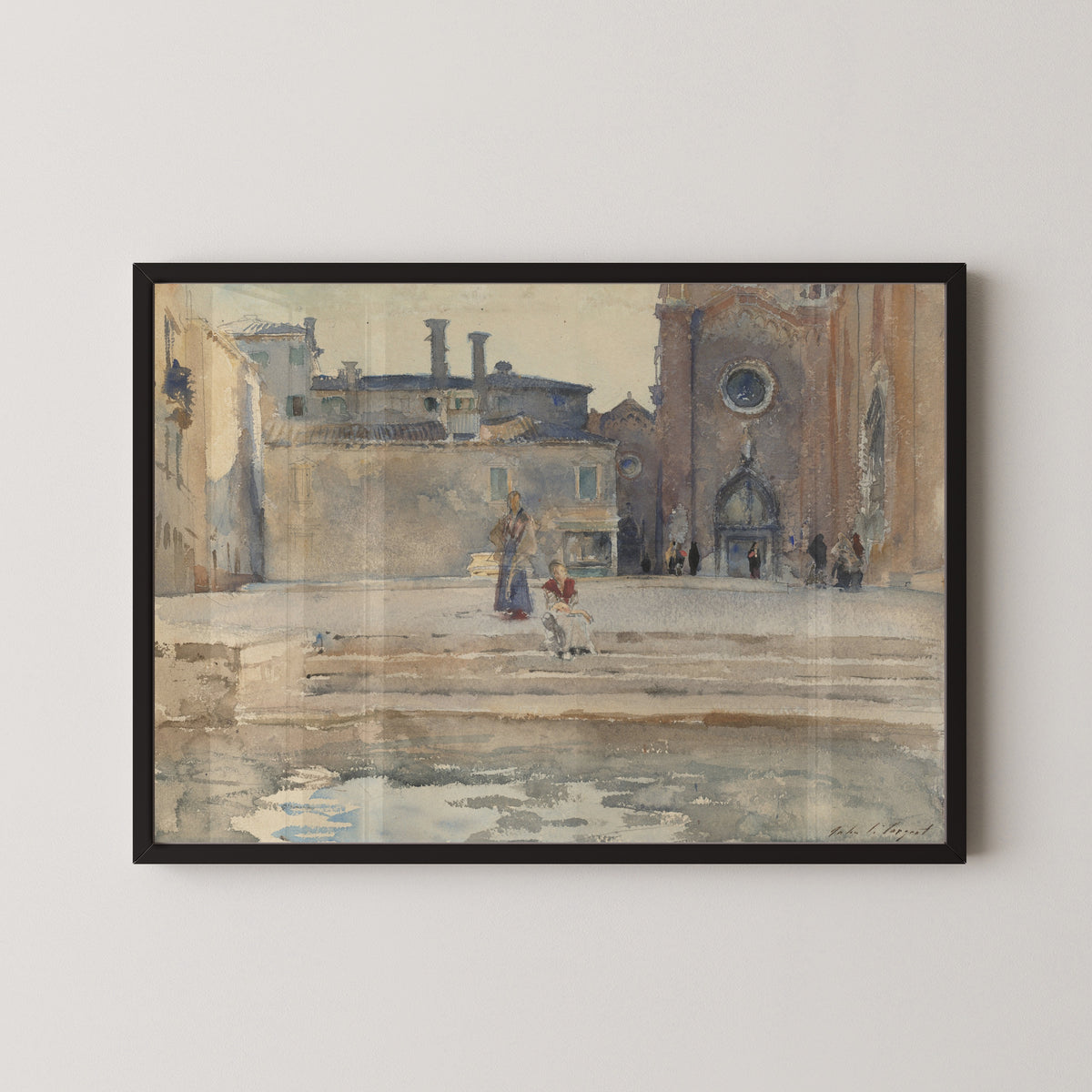 John Singer Sargent — Campo dei Frari, Venice | Fine Art Print
