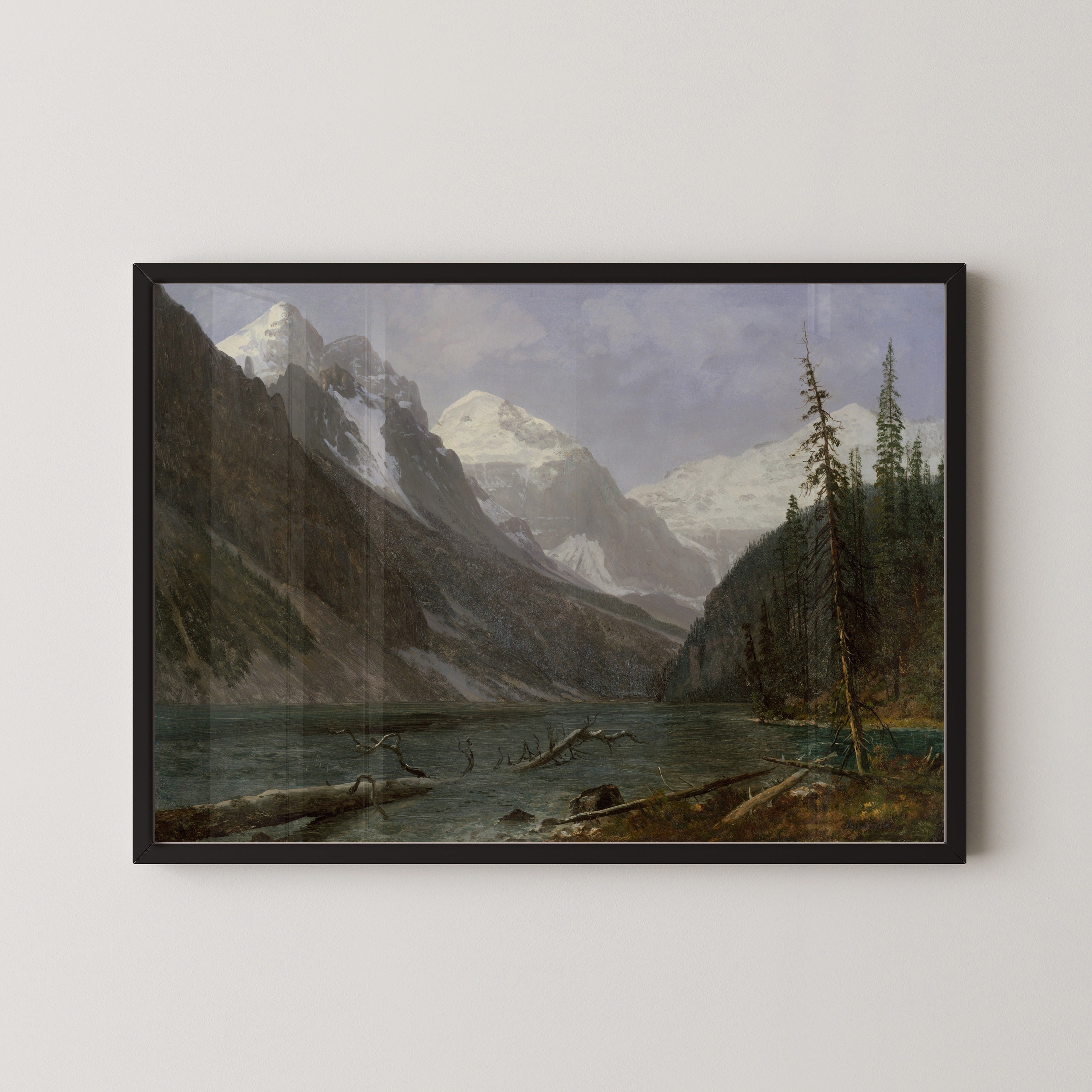 Albert Bierstadt — Canadian Rockies (Lake Louise) | Landscape Fine Art Print