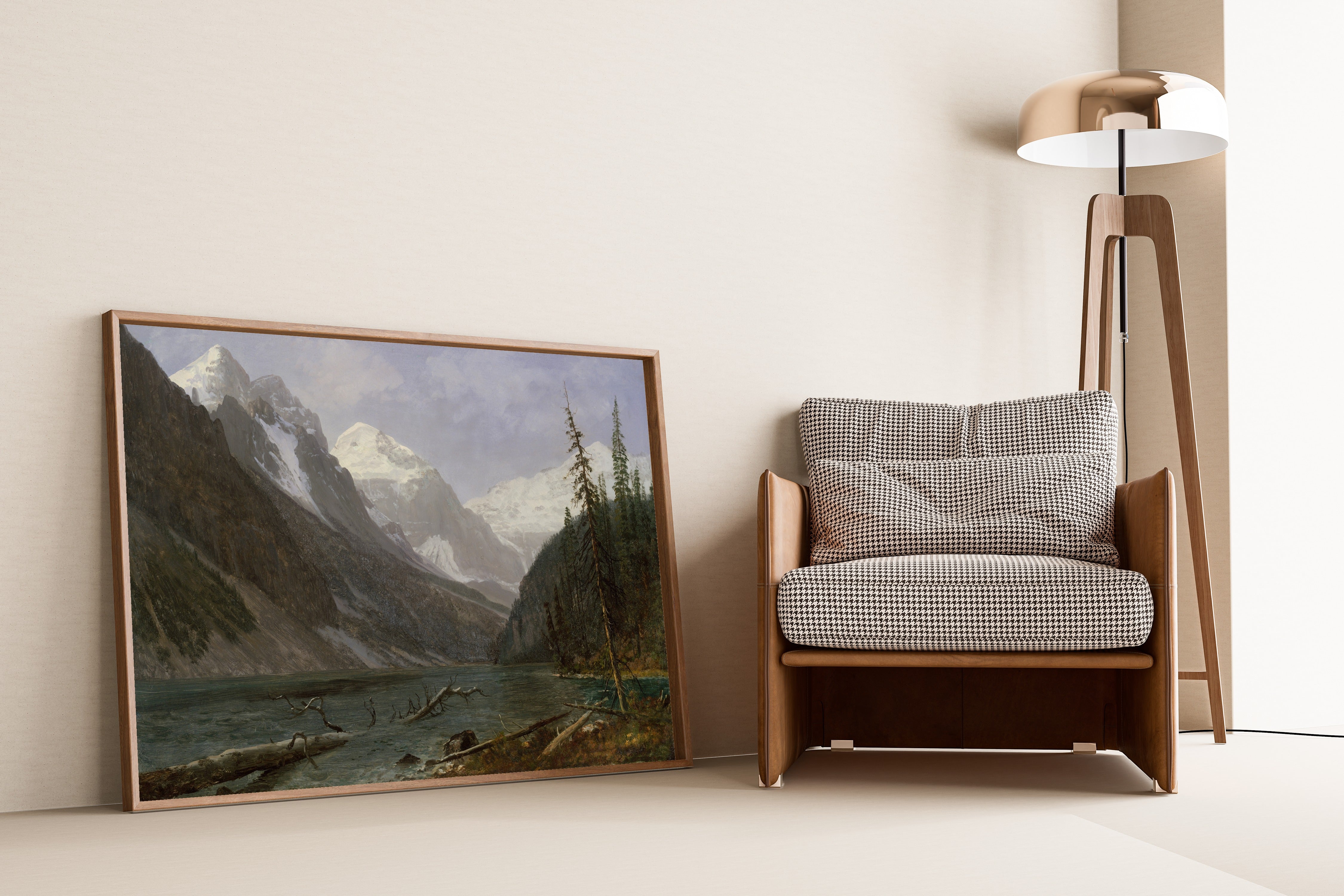 Albert Bierstadt — Canadian Rockies (Lake Louise) | Landscape Fine Art Print