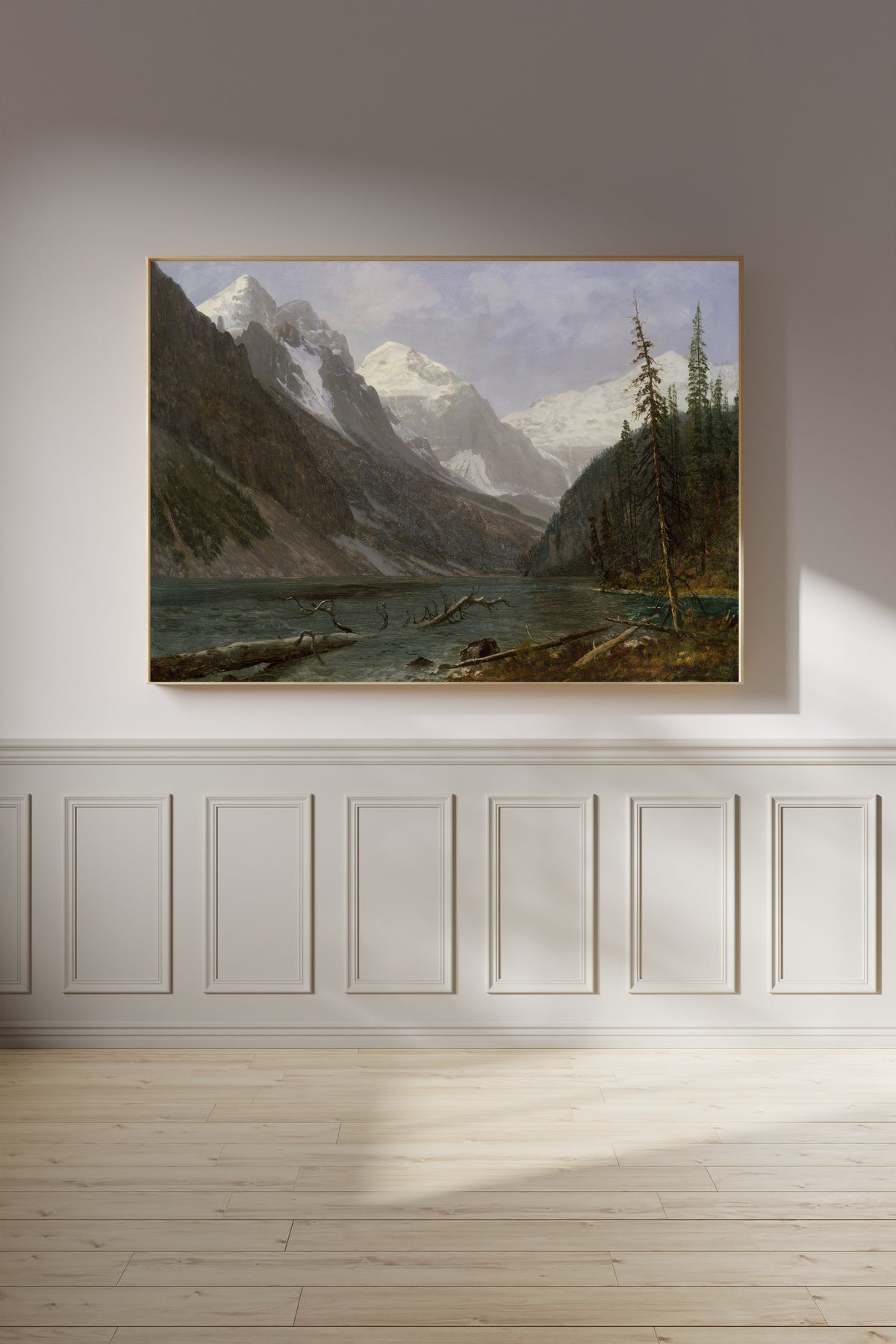 Albert Bierstadt — Canadian Rockies (Lake Louise) | Landscape Fine Art Print
