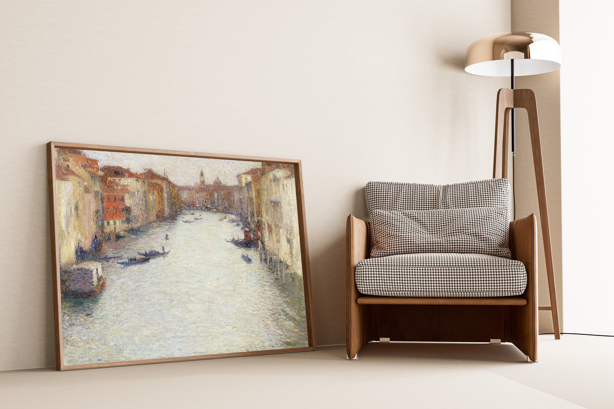 Henri Martin — Canal in Venice | Pointillist Landscape Print