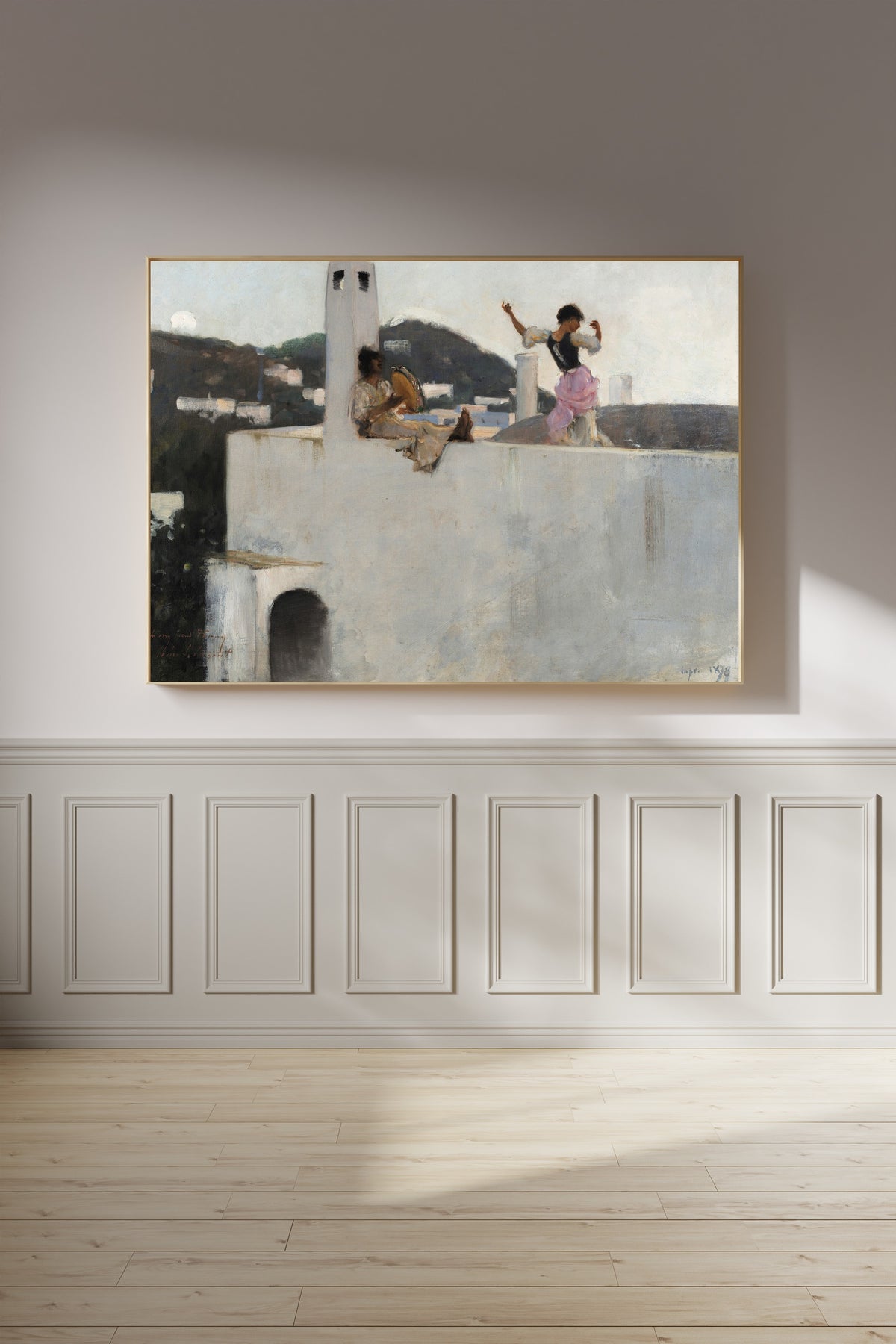 John Singer Sargent — Capri Girl on a Rooftop | Fine Art Print