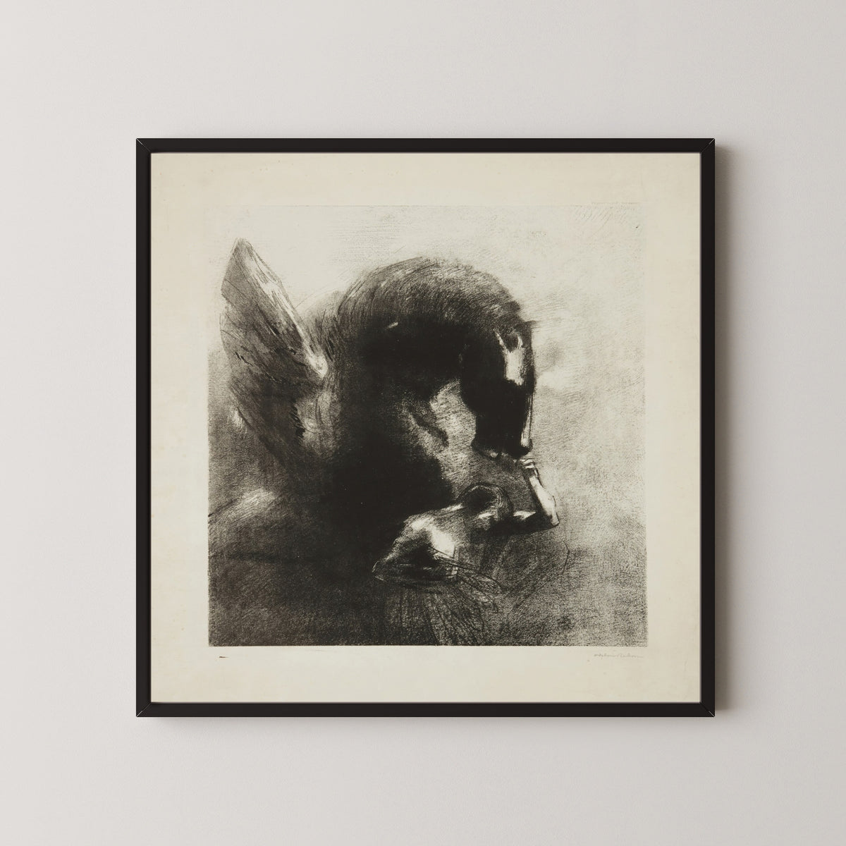 Odilon Redon — Captive Pegasus | Symbolist Art Print