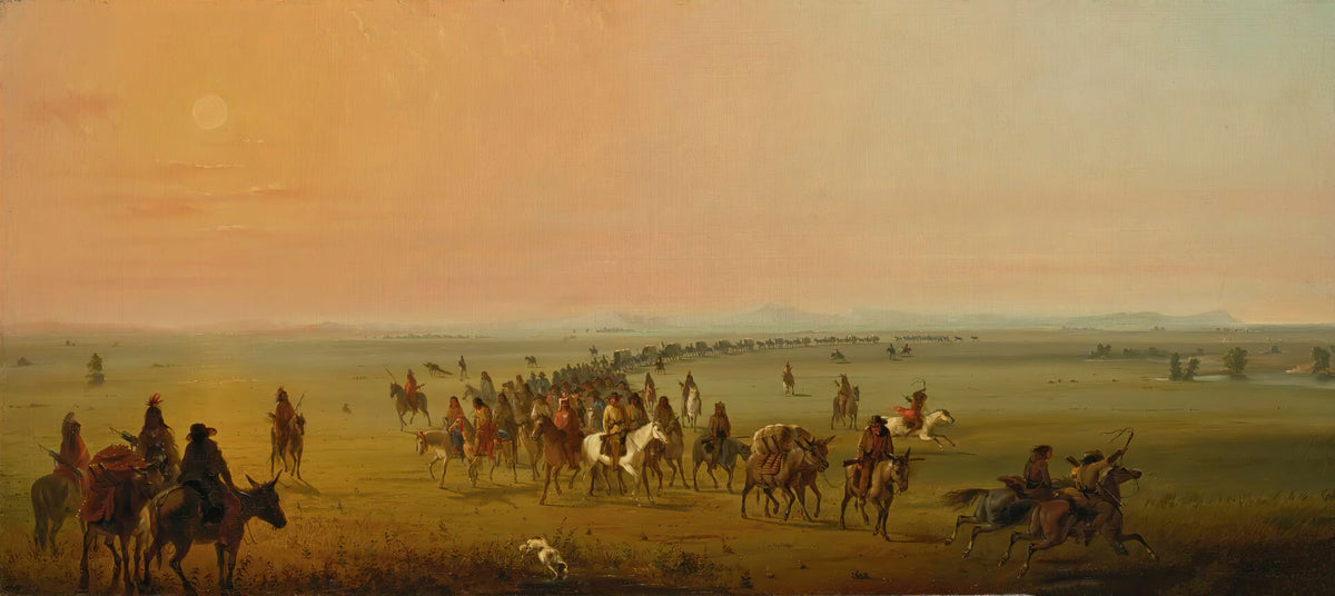 Alfred Jacob Miller — Caravan en Route | Western Art Print