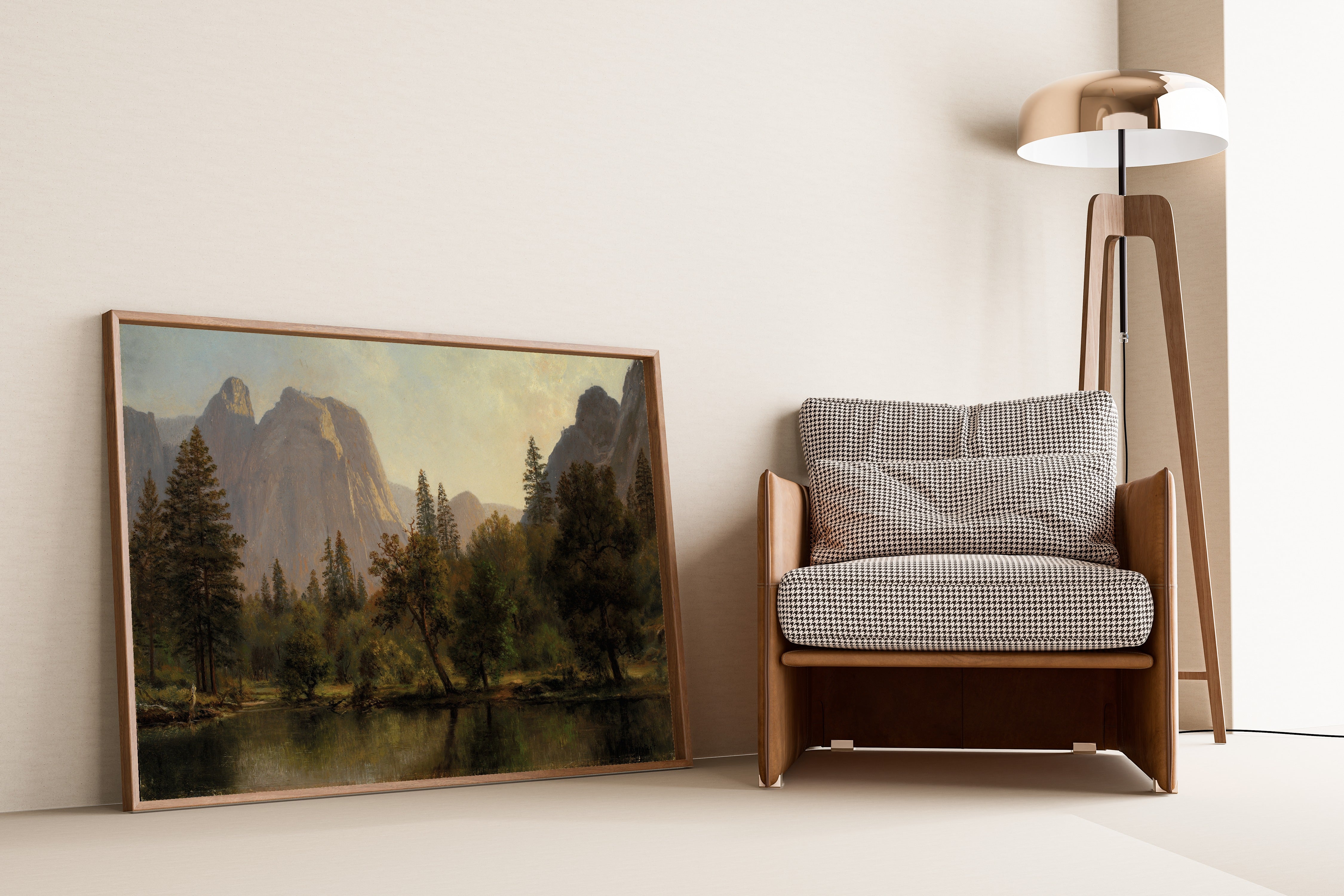 Albert Bierstadt — Cathedral Rocks, Yosemite Valley | Landscape Fine Art Print