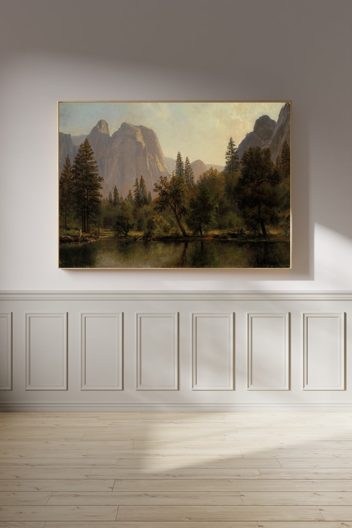 Albert Bierstadt — Cathedral Rocks, Yosemite Valley | Landscape Fine Art Print