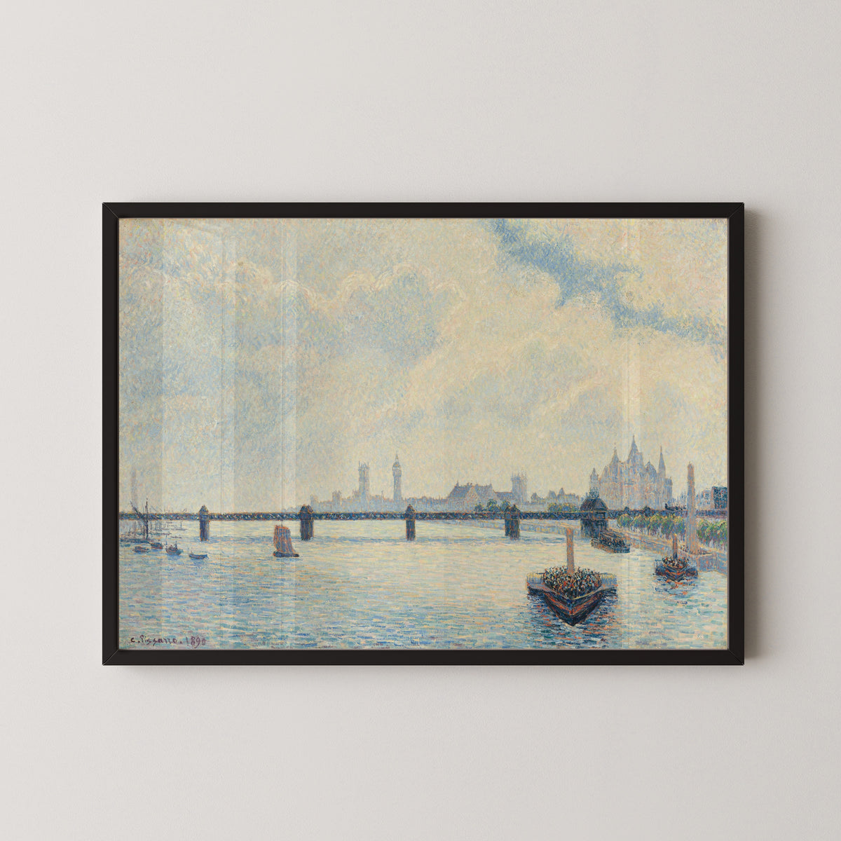 Camille Pissarro — Charing Cross Bridge, London | Fine Art Print