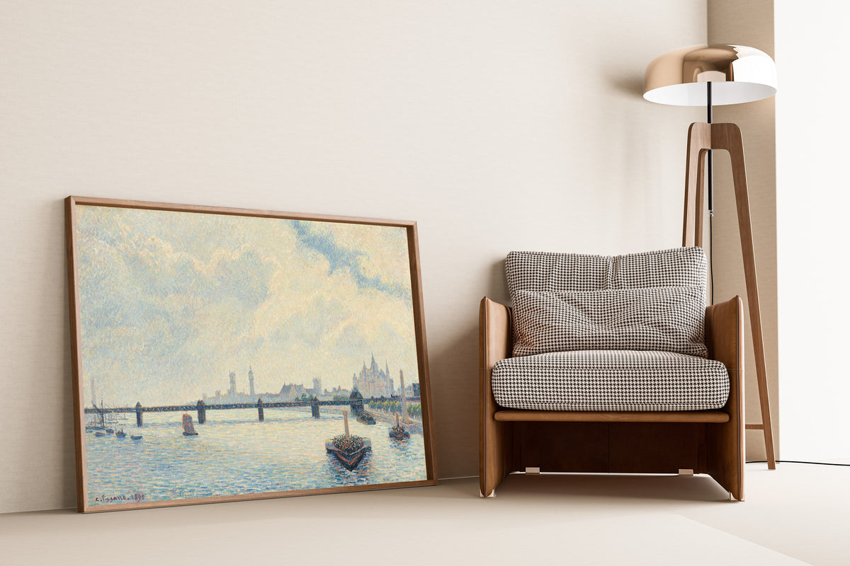 Camille Pissarro — Charing Cross Bridge, London | Fine Art Print