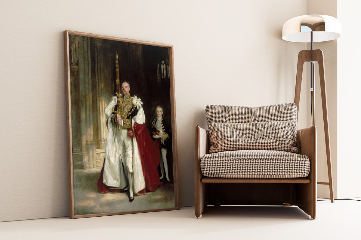 John Singer Sargent — Charles Stewart, Sixth Marquess of Londonderry, Carrying the Great Sword of State at the Coronation of King Edward VII | Fine Art Print