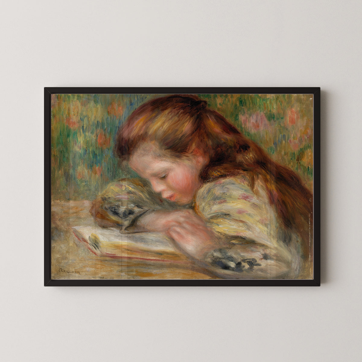 Pierre-Auguste Renoir — Child Reading | Fine Art Print