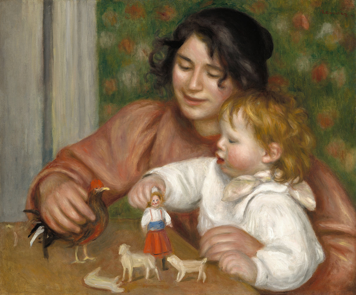 Pierre-Auguste Renoir — Child with Toys – Gabrielle and the Artist’s Son, Jean | Fine Art Print