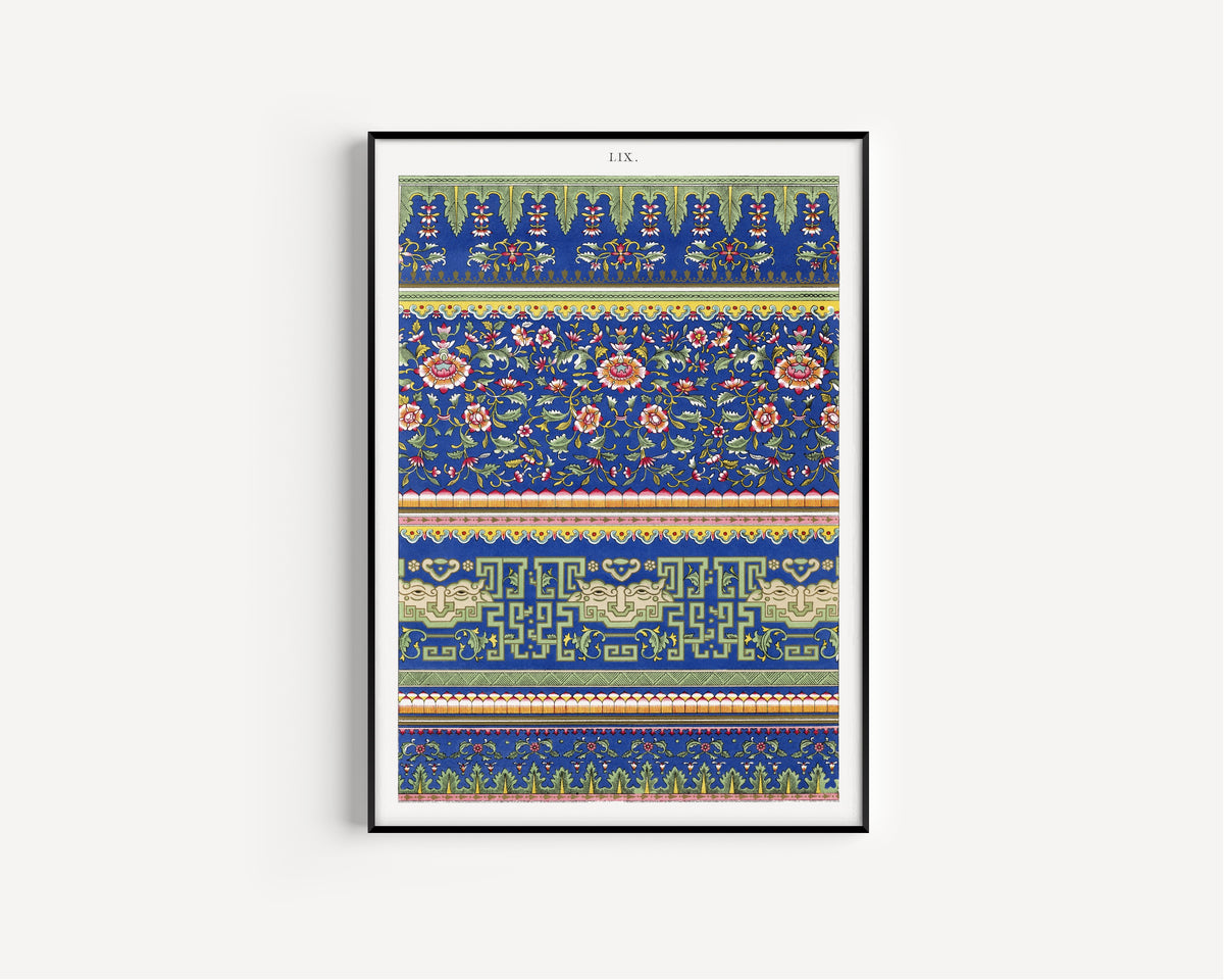 Owen Jones — Examples of Chinese Ornament, Plate 59 | Ornament Plate Print