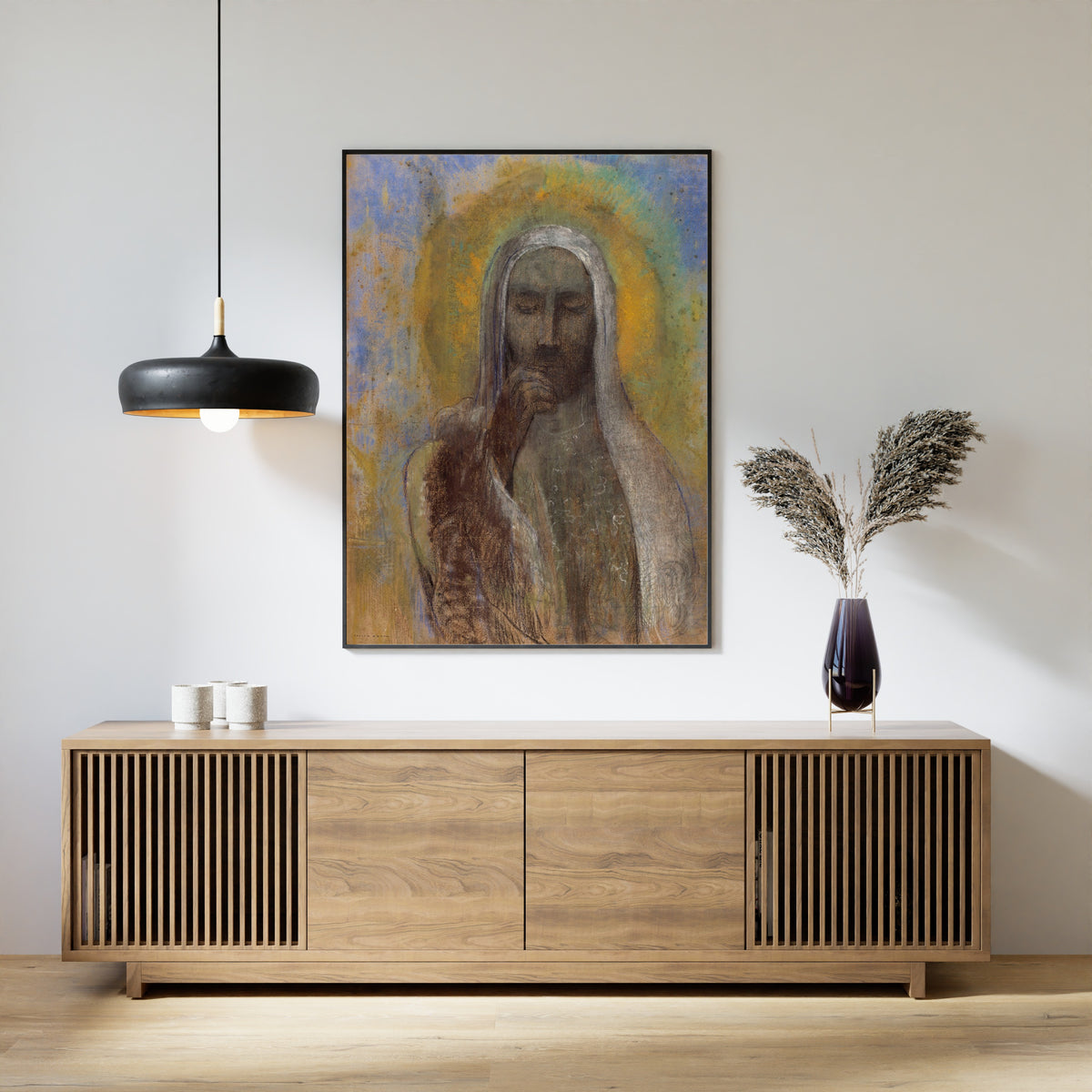 Odilon Redon — Christ of Silence | Symbolist Art Print