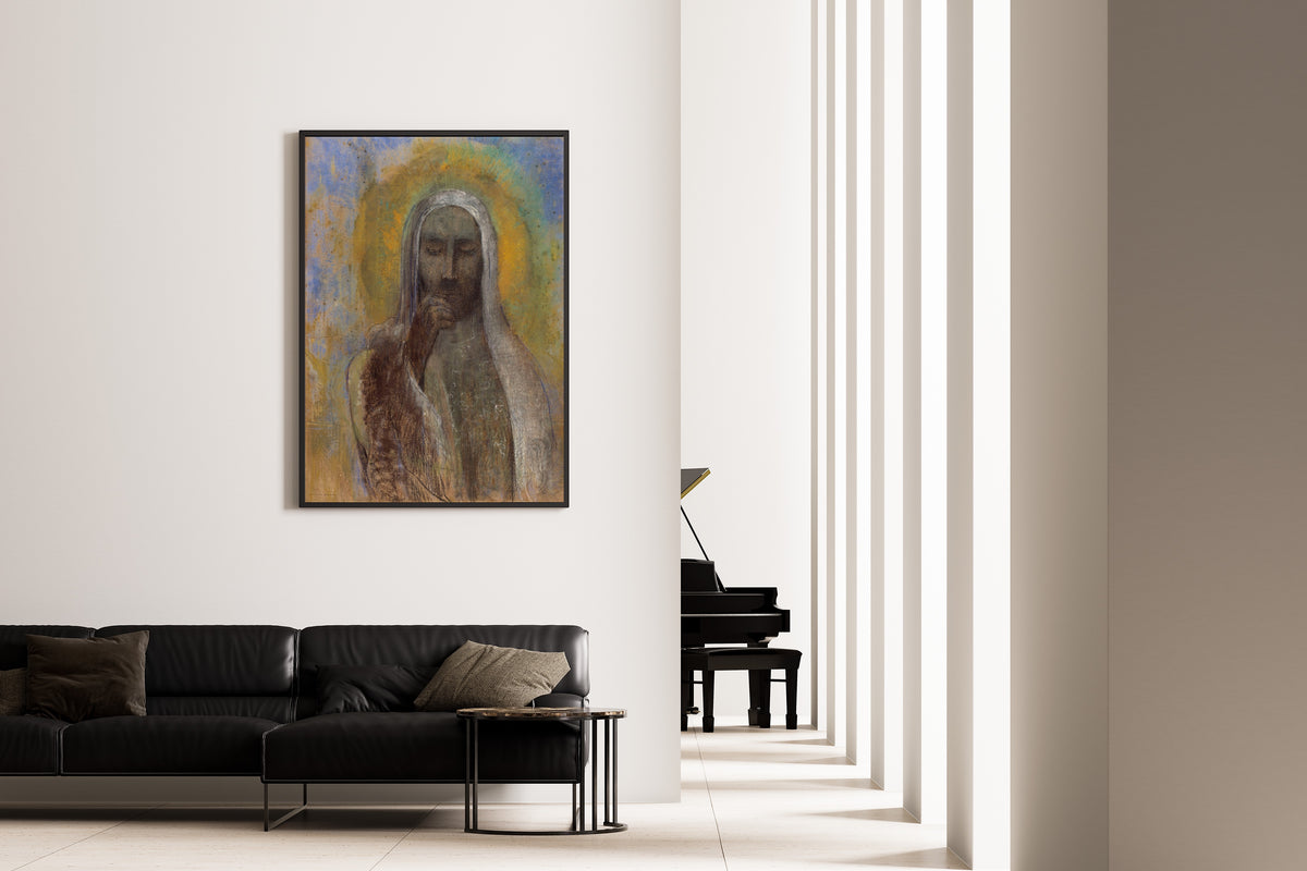 Odilon Redon — Christ of Silence | Symbolist Art Print