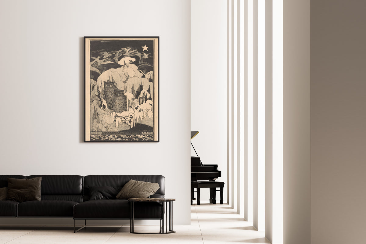Theo van Hoytema — Christmas Night (Kerstnacht) | Art Nouveau Print