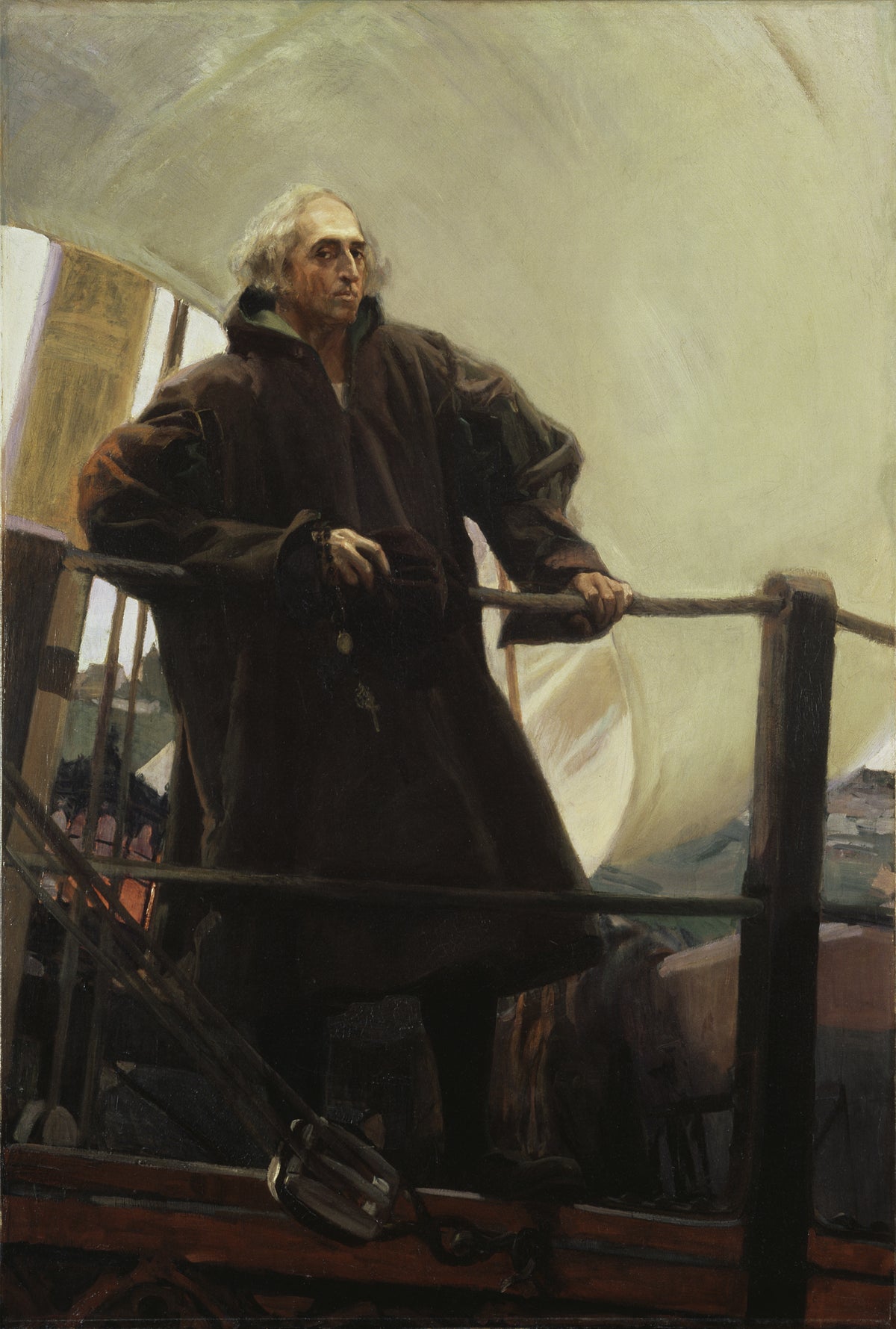 Joaquín Sorolla — Christopher Columbus Leaving Palos | Fine Art Print