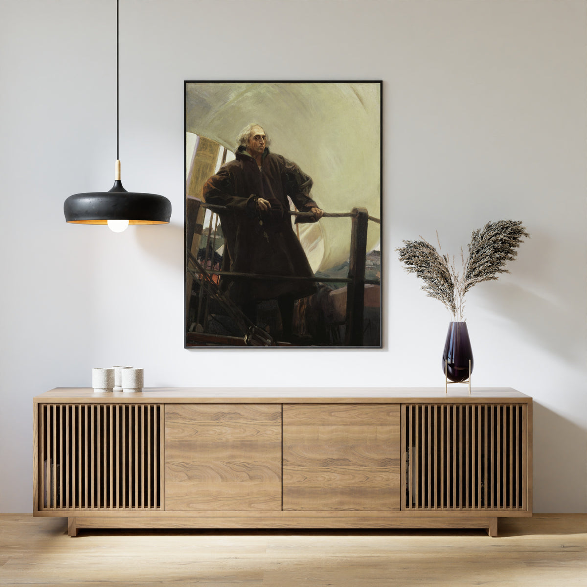 Joaquín Sorolla — Christopher Columbus Leaving Palos | Fine Art Print