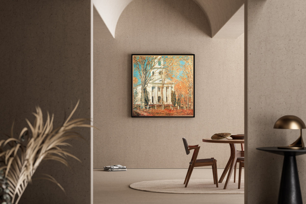 Childe Hassam — Church at Old Lyme, Connecticut | Fine Art Print