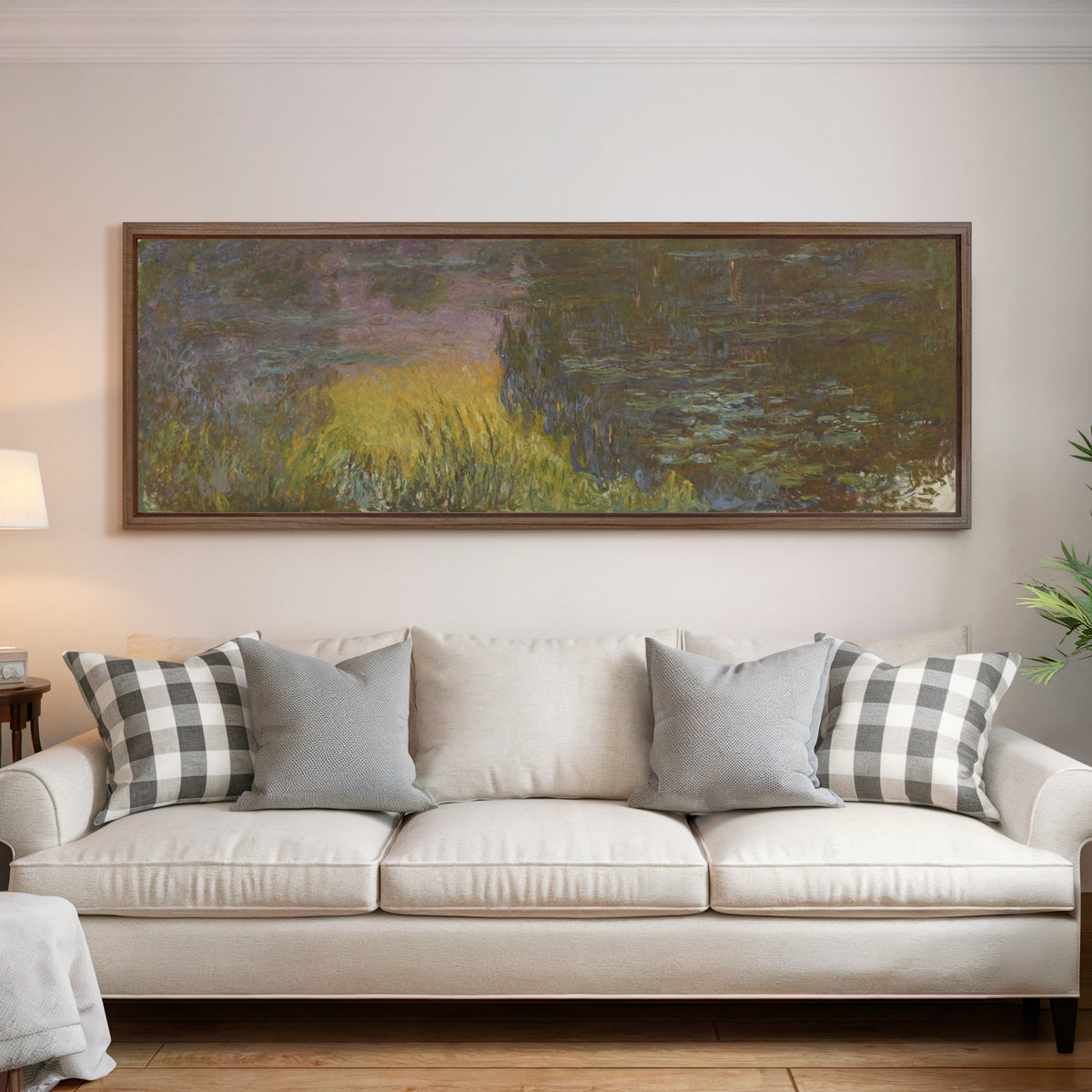 Claude Monet — The Water Lilies - Setting Sun | Fine Art Print