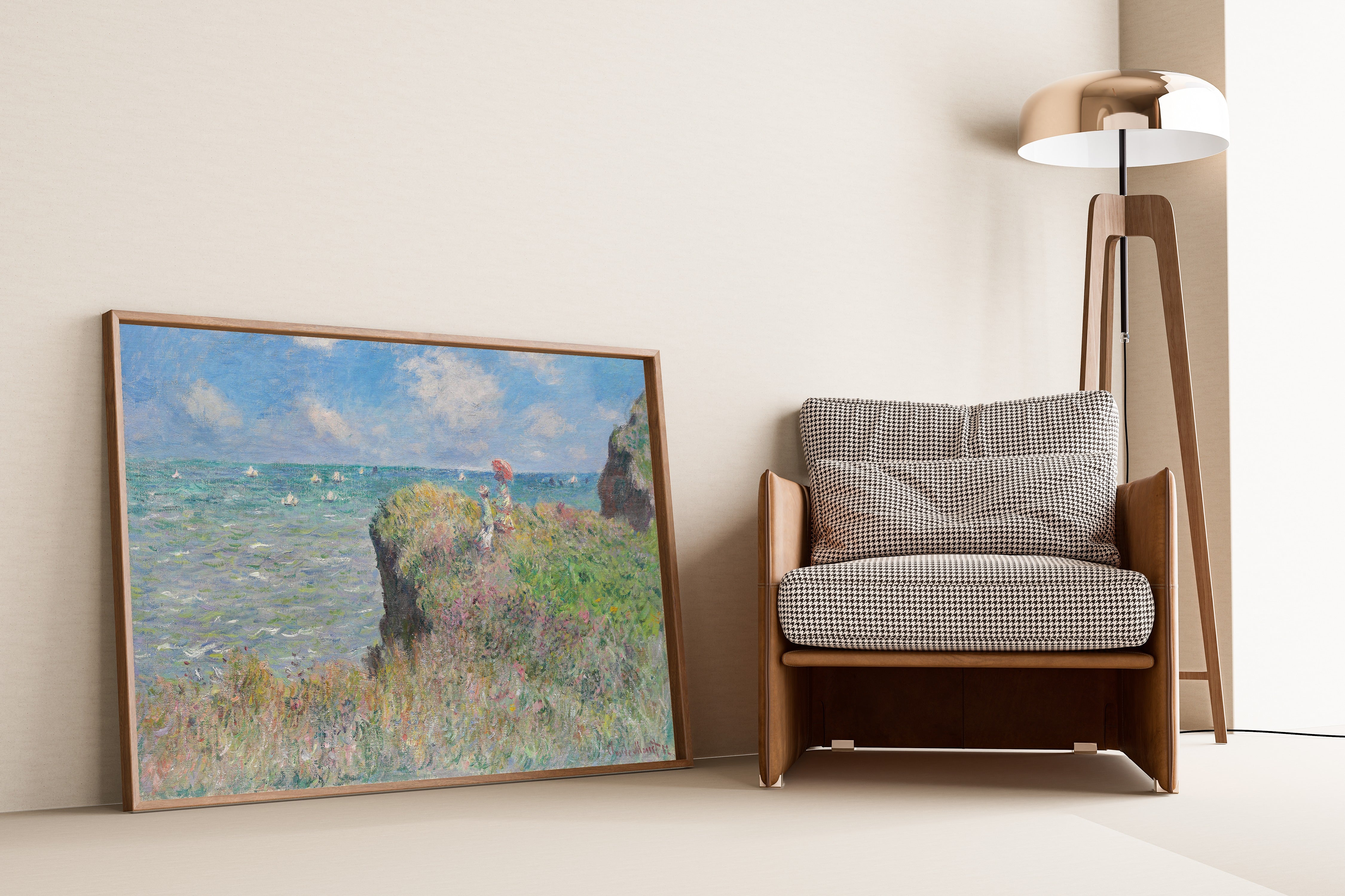 Claude Monet — Cliff Walk at Pourville | Fine Art Print